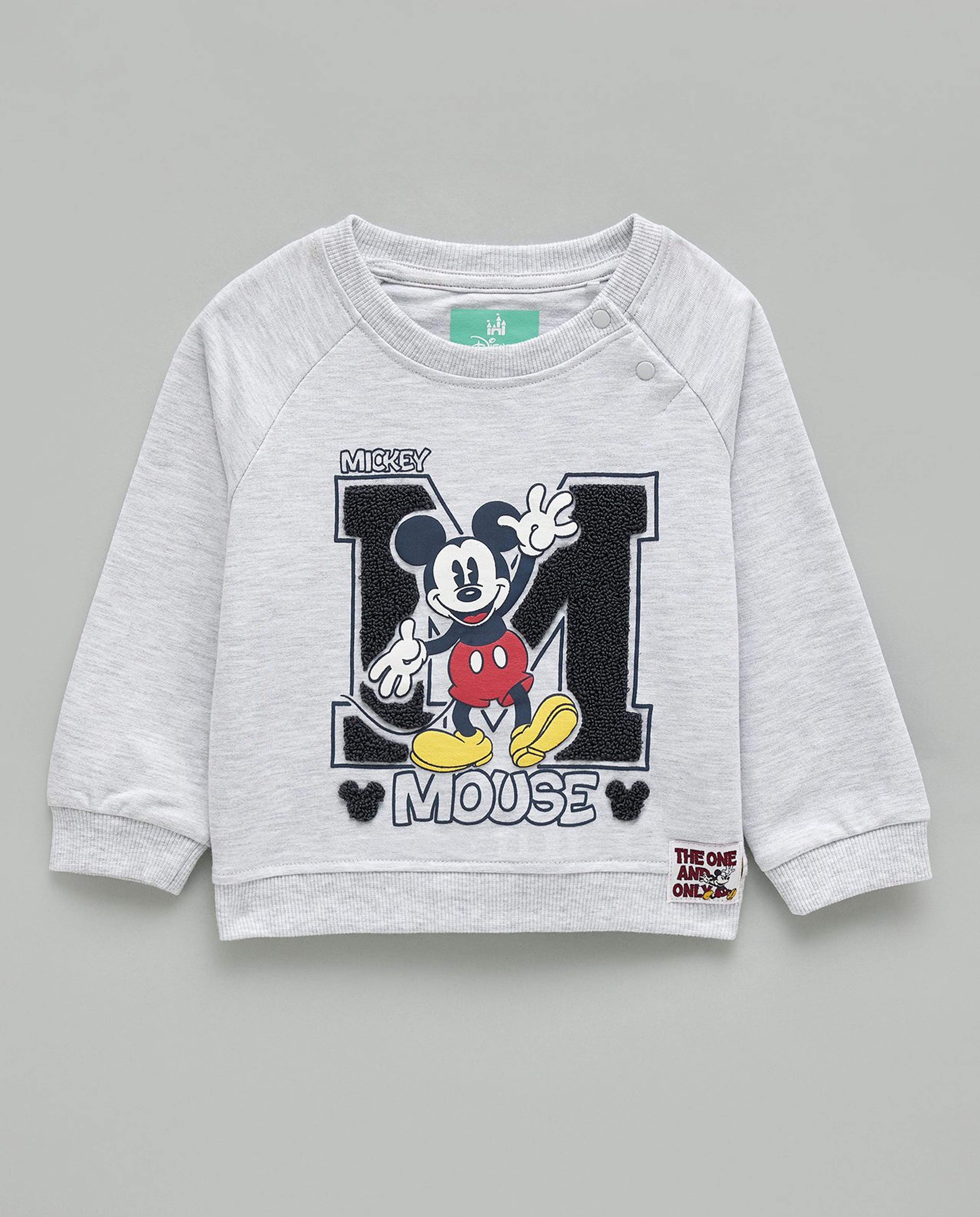 Mickey Mouse Printed Sweatshirt and Jogger Set
