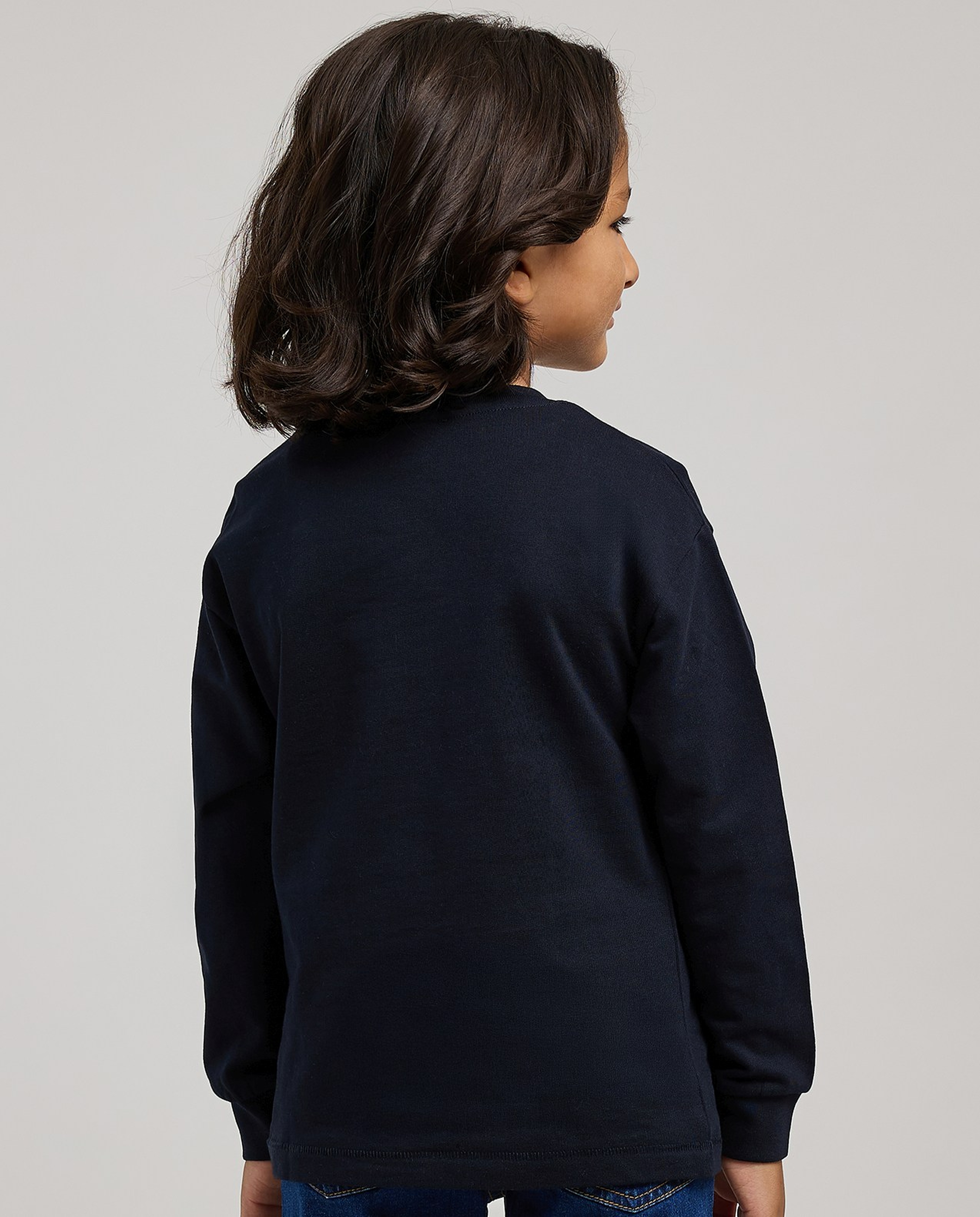 Sonic The Hedgehog Printed T-Shirt with Crew Neck & Long Sleeves