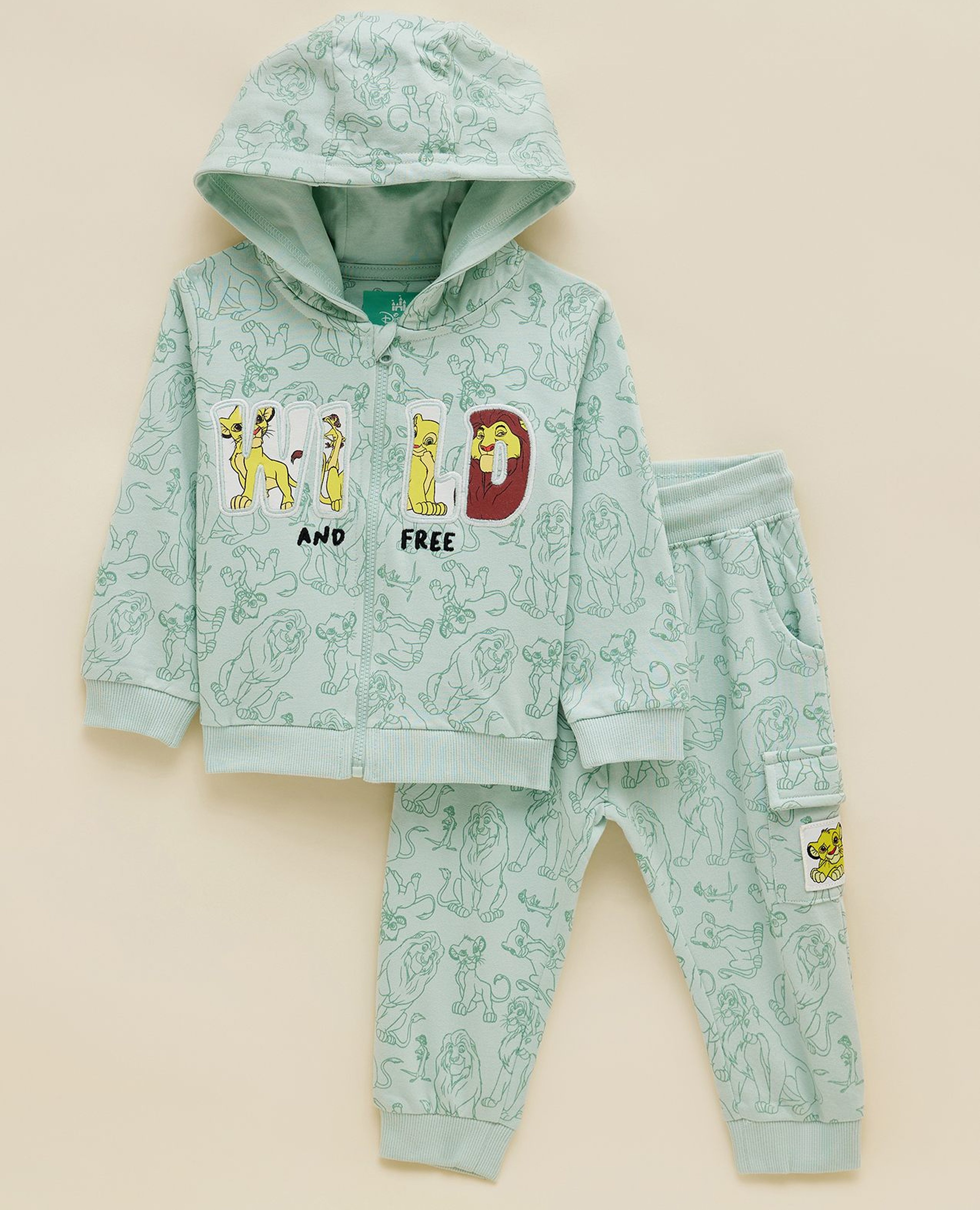 The Lion King Themed Hooded Jacket and Jogger Set