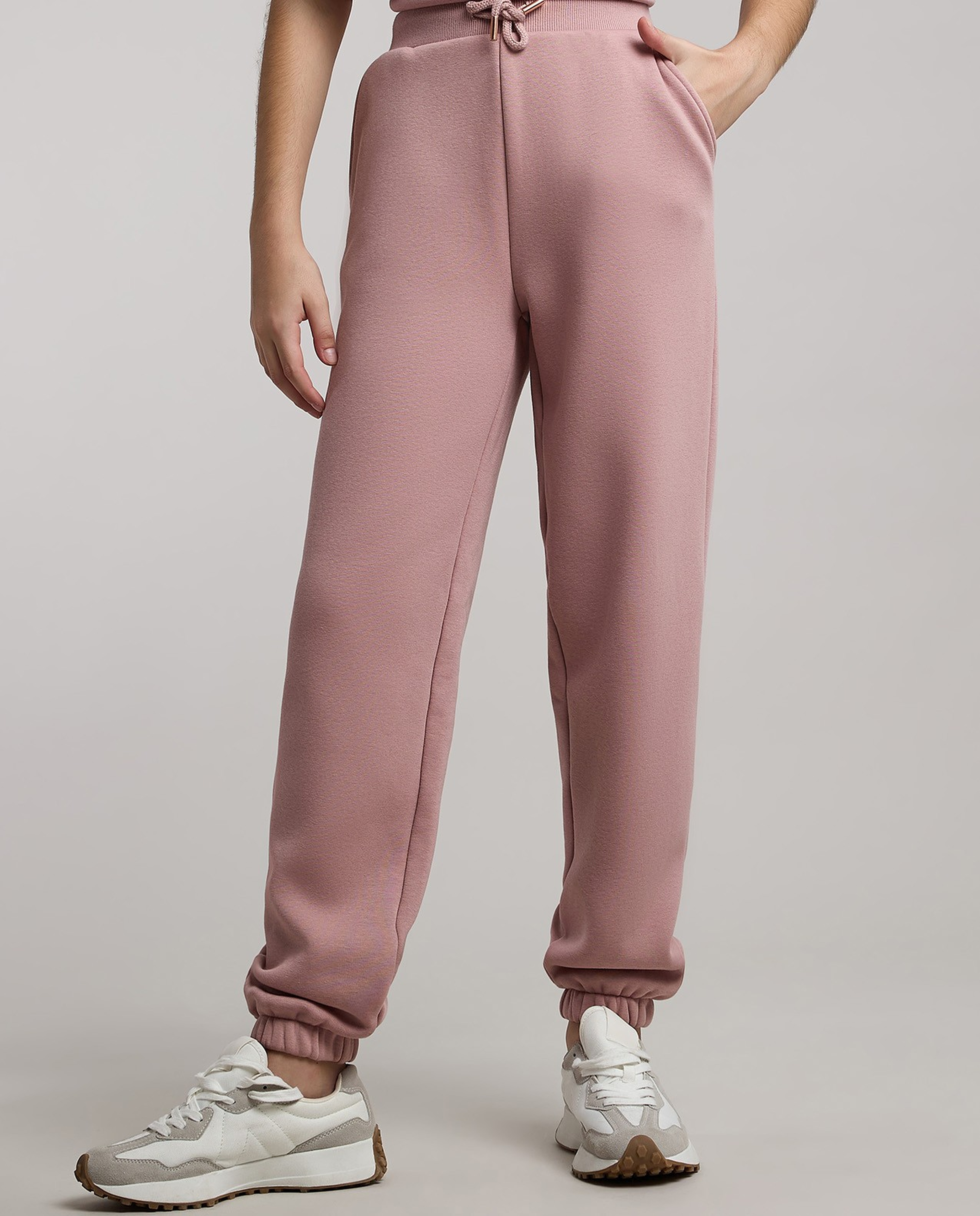 Embroidered Sweatshirt and Jogger Set