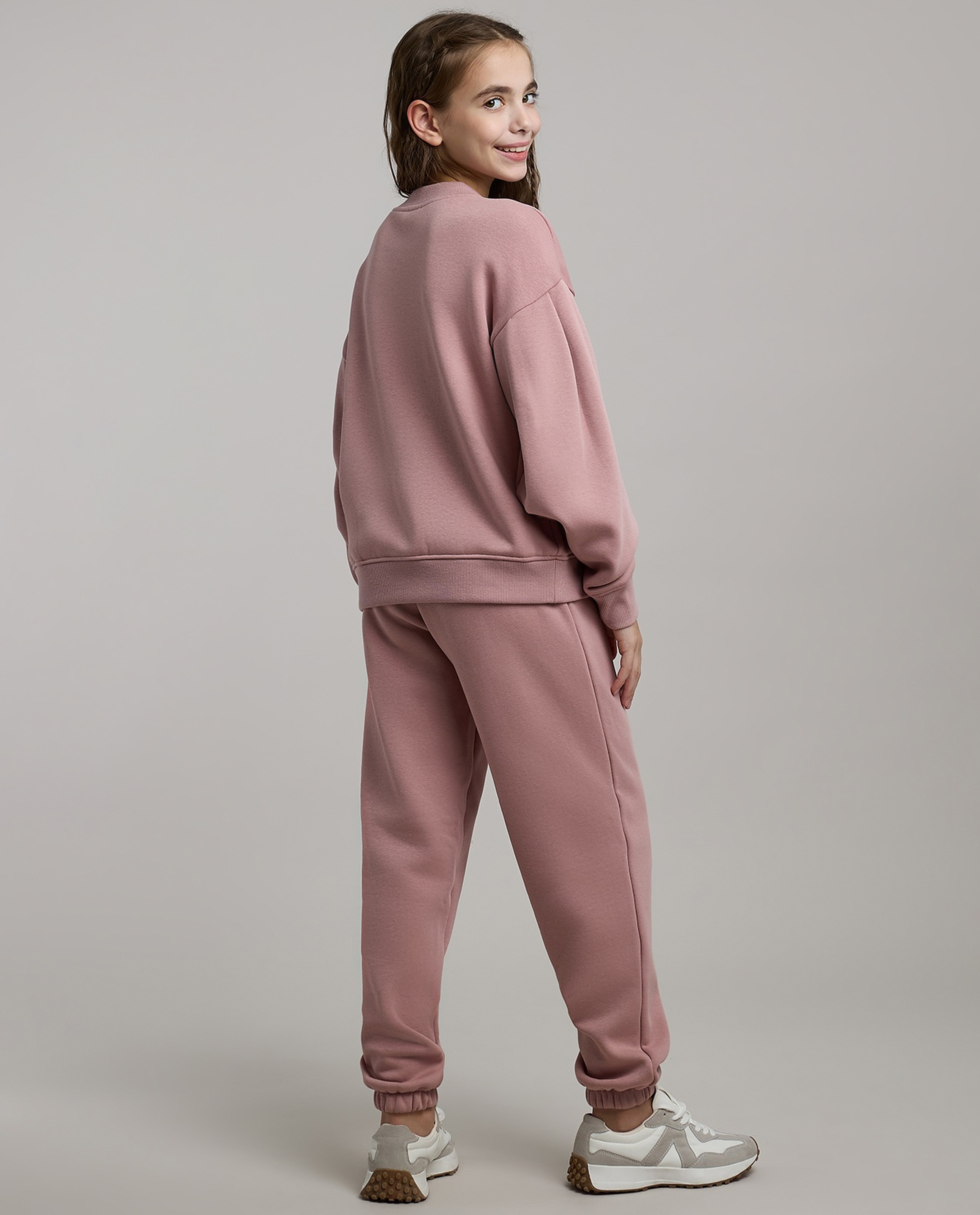 Embroidered Sweatshirt and Jogger Set