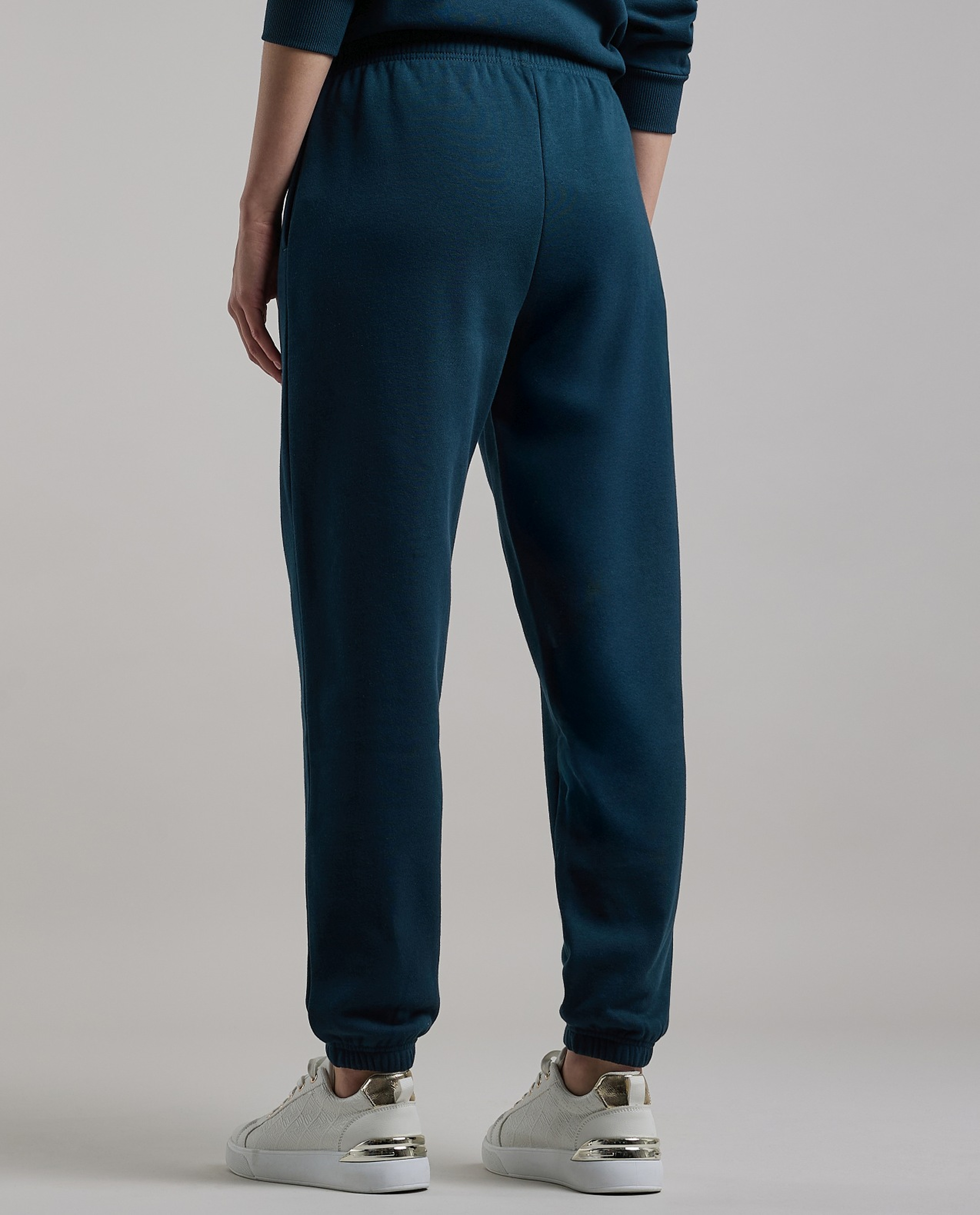 Solid Joggers with Drawstring Waist