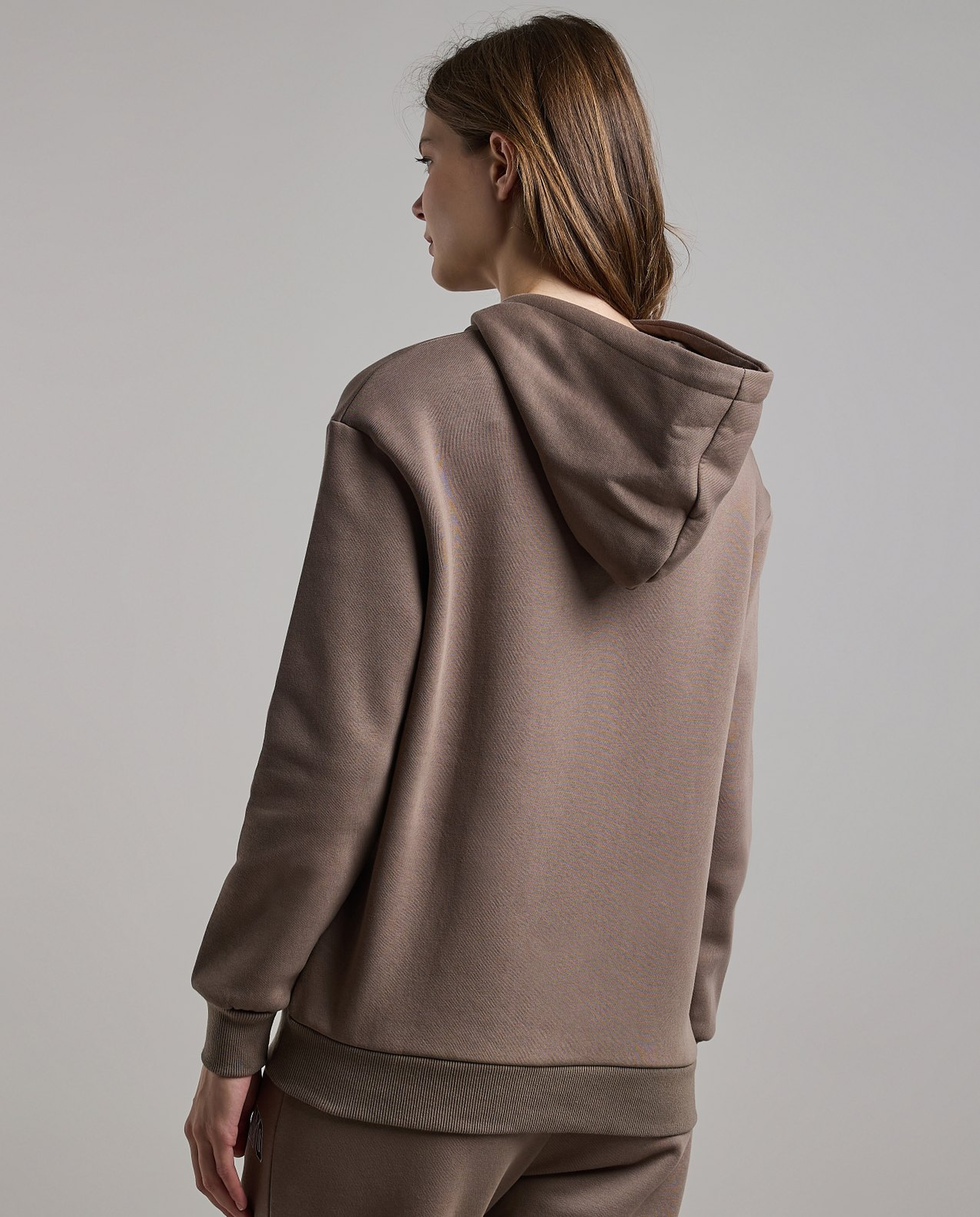 Printed Hoodie with Long Sleeves