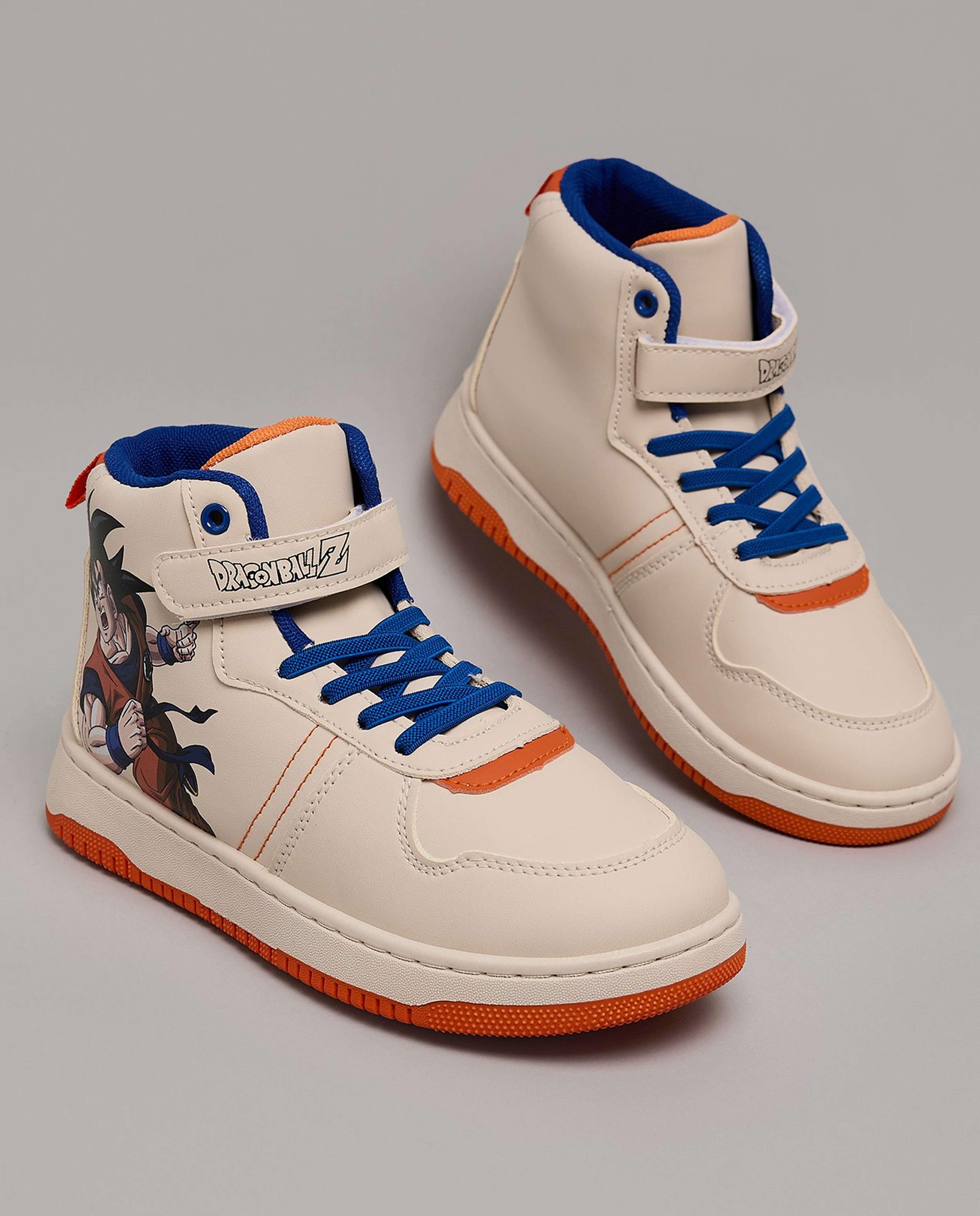 Dragonball Z Printed High Top Sneakers