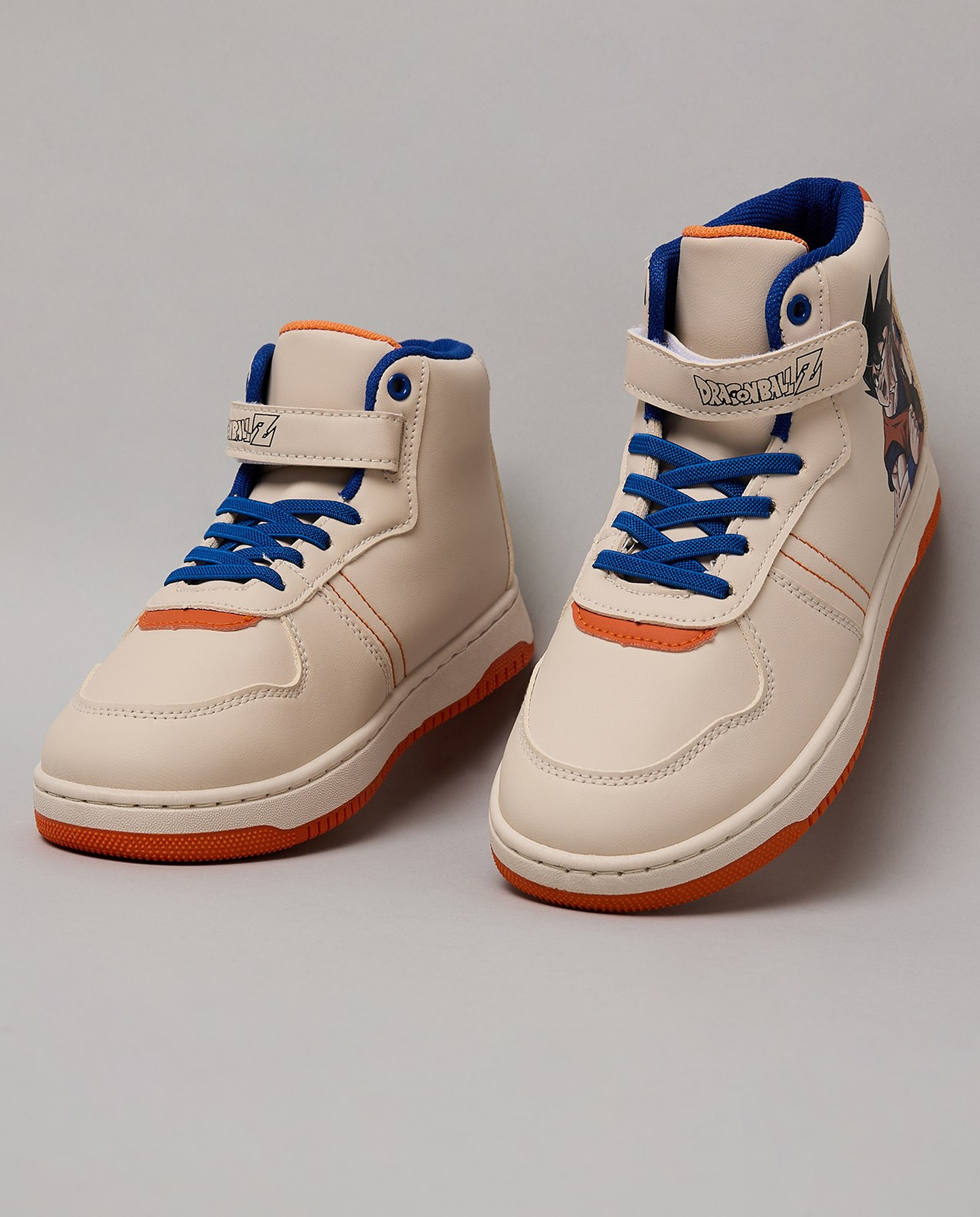 Dragonball Z Printed High Top Sneakers