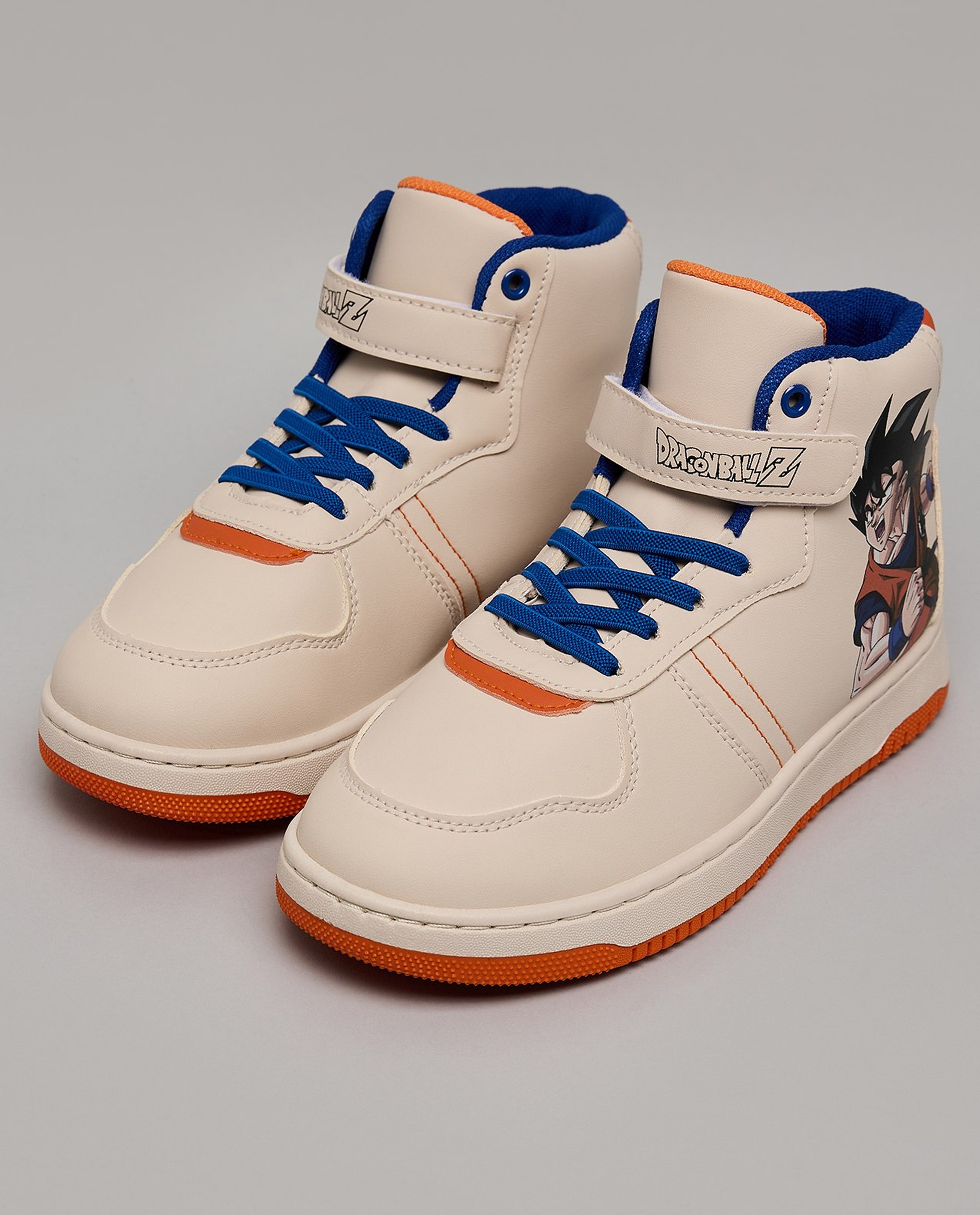 Dragonball Z Printed High Top Sneakers
