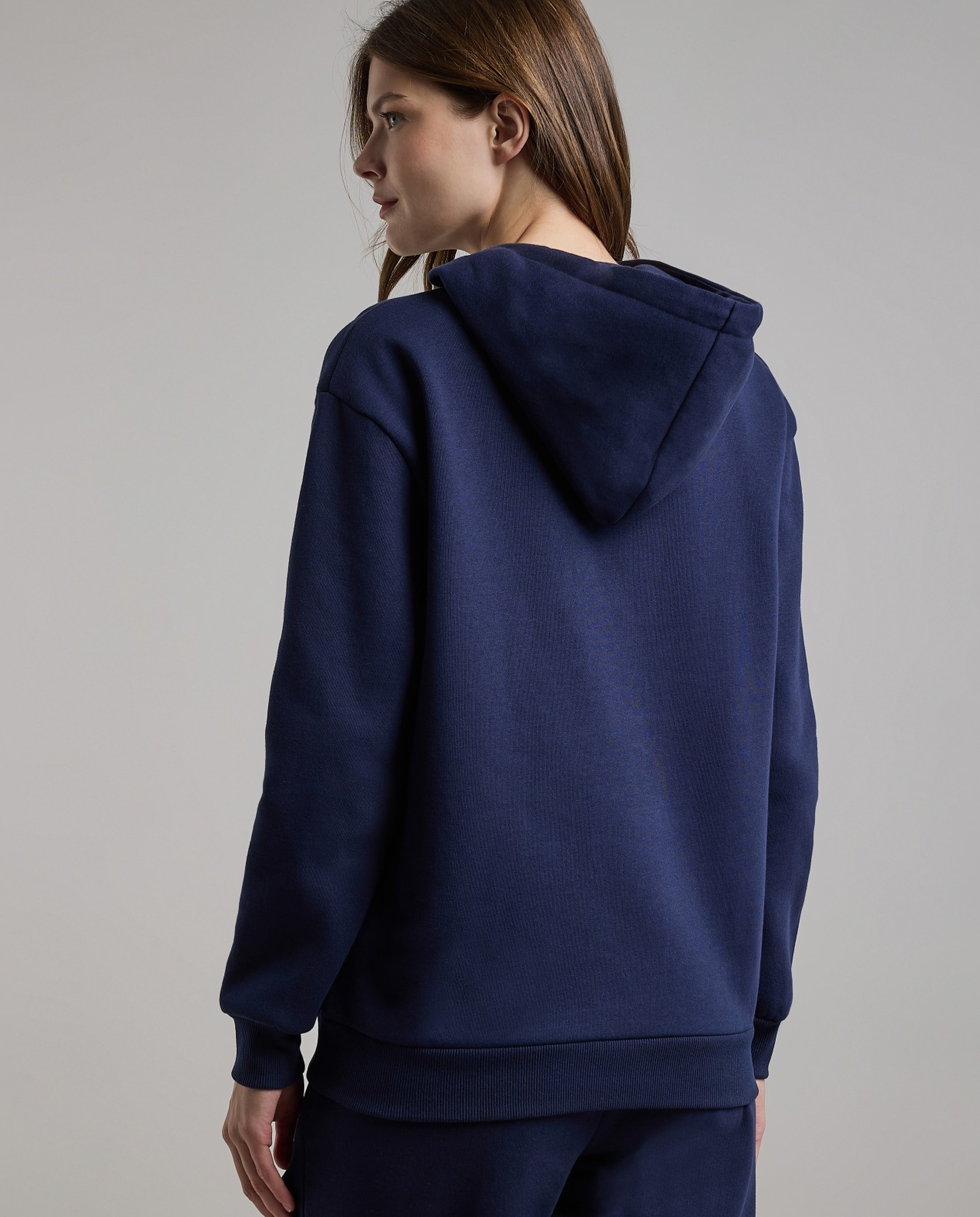 Printed Hoodie with Long Sleeves