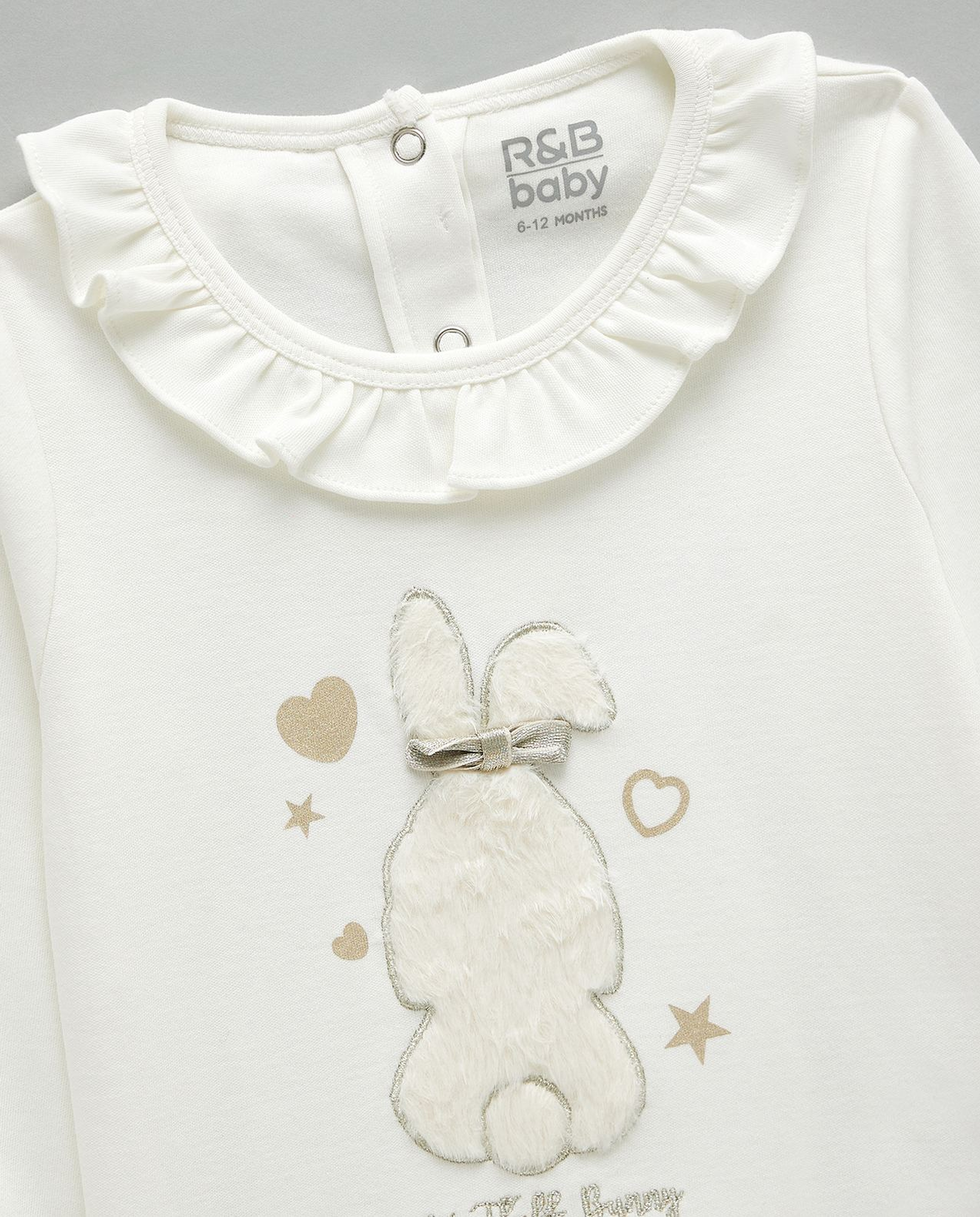 Appliqued Top and Pant Set