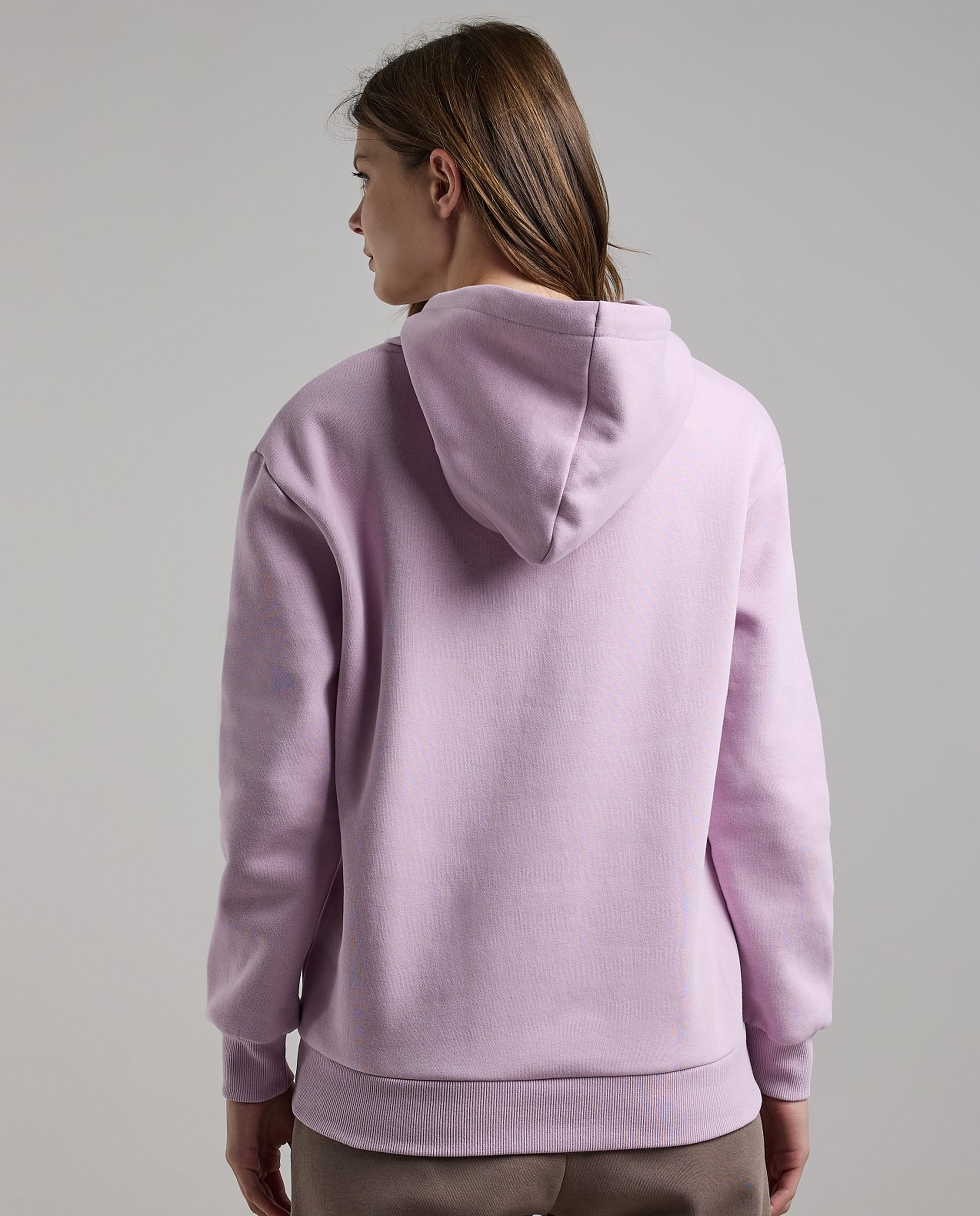 Printed Hoodie with Long Sleeves