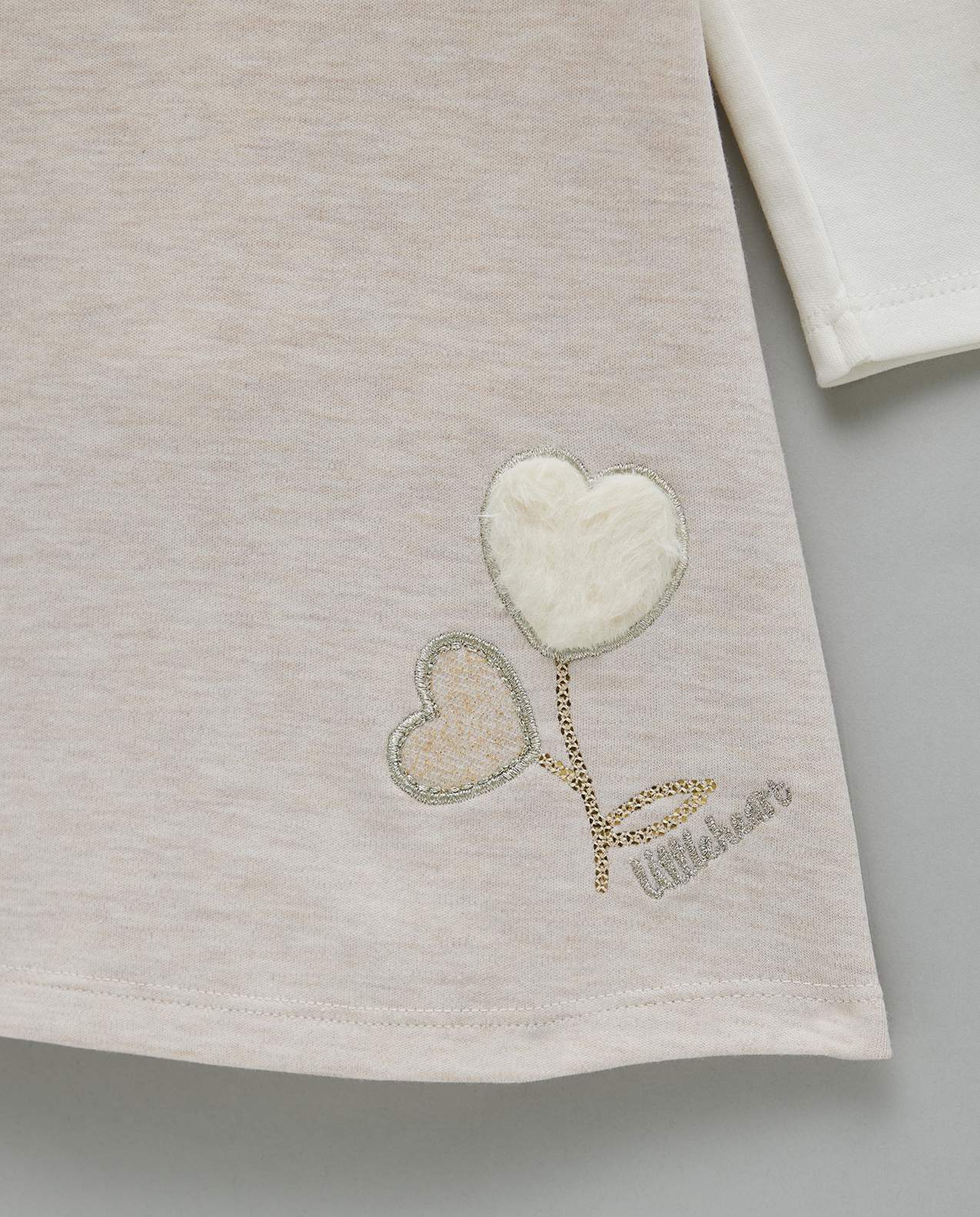 Solid Top and Pinafore Dress Set