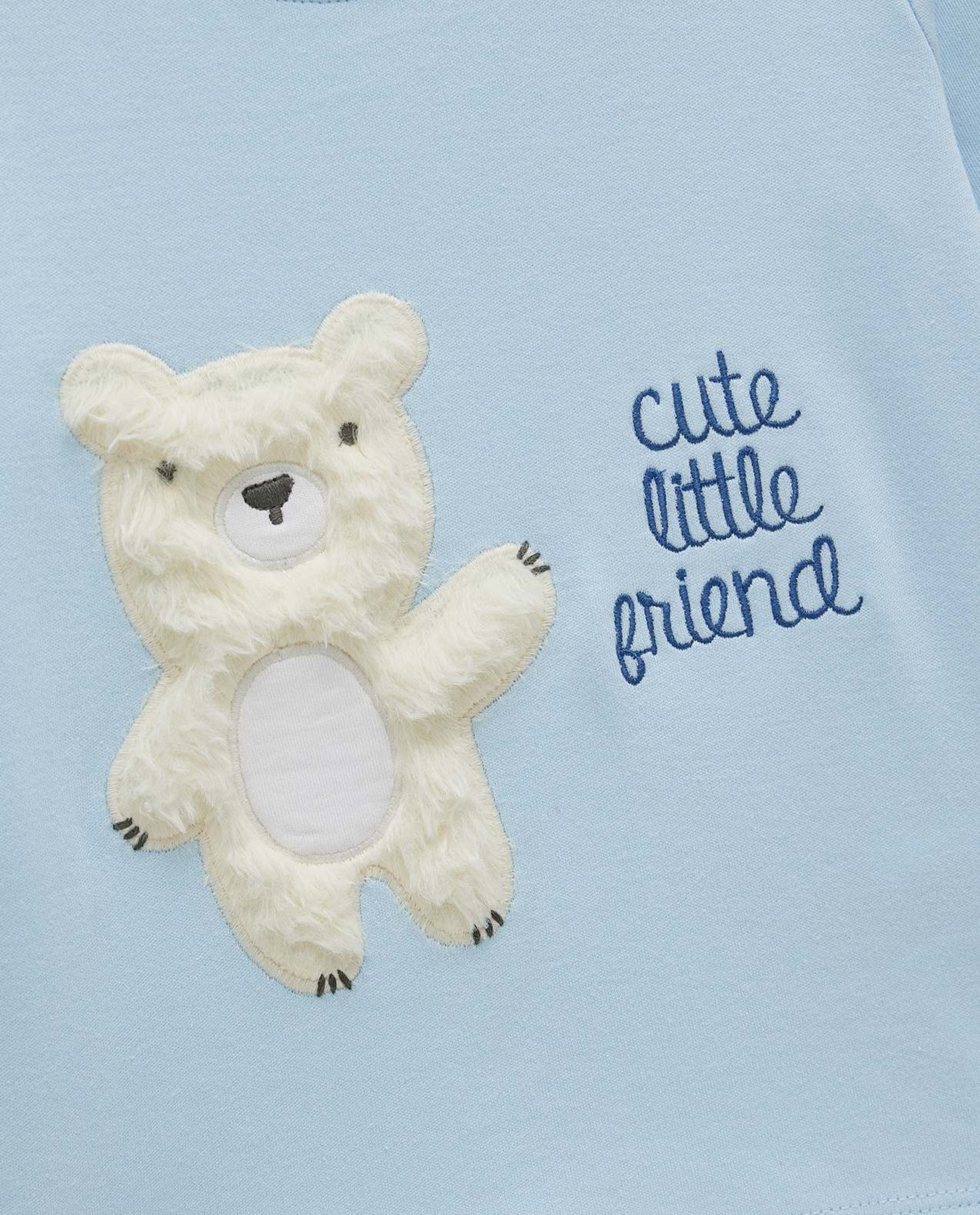 Embroidered Top and Jogger Set