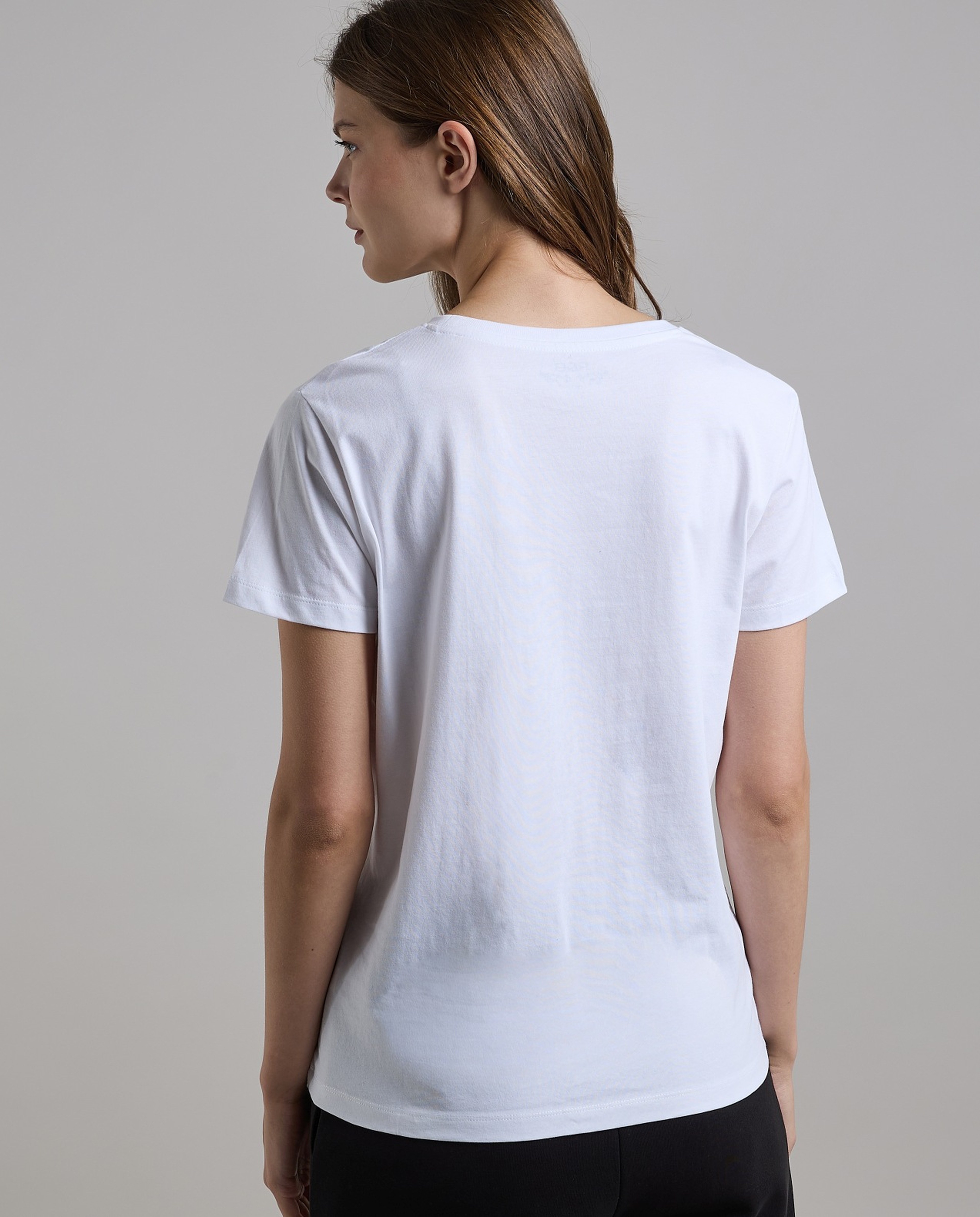 Printed T-Shirt with Crew Neck and Short Sleeves