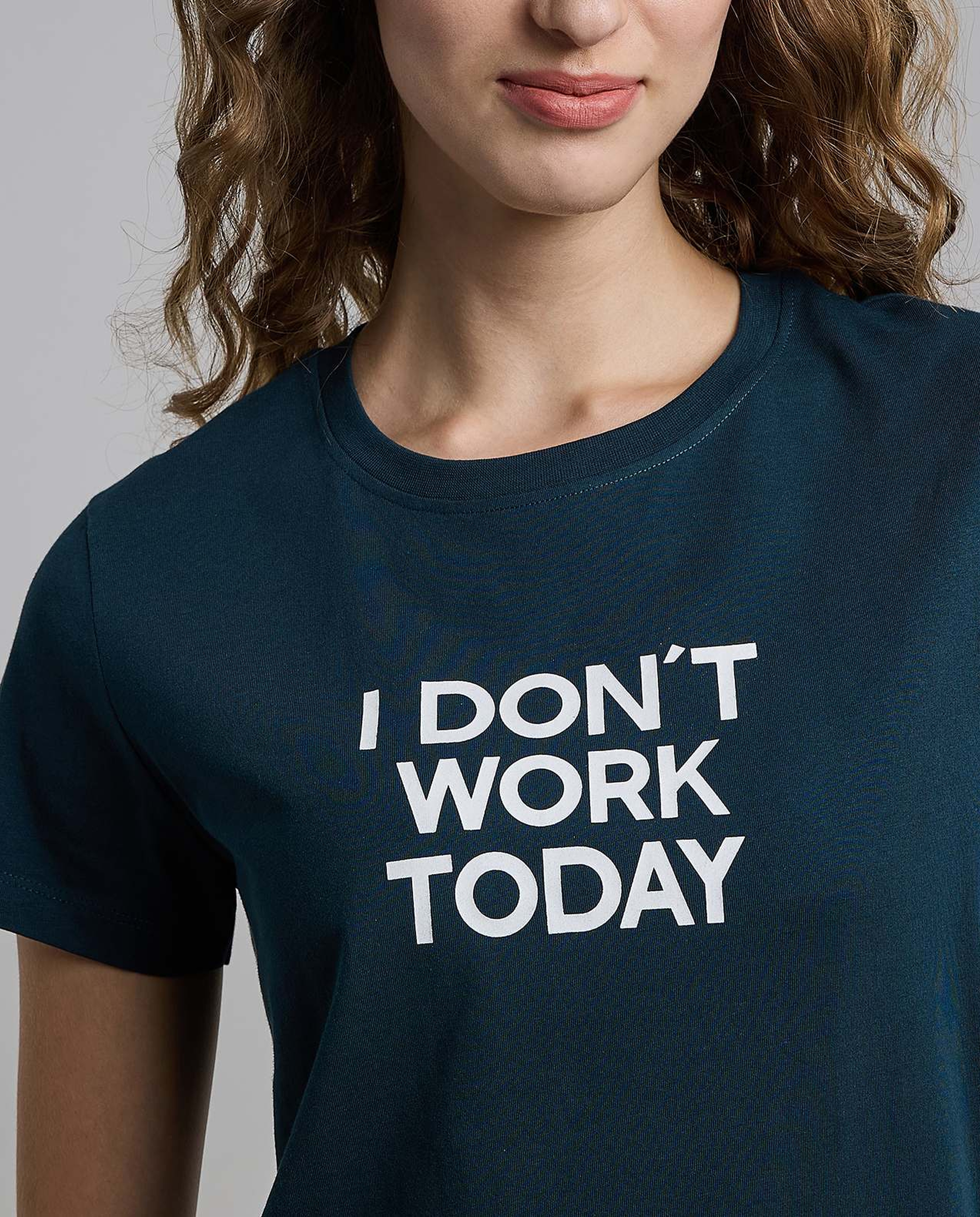 Printed T-Shirt with Crew Neck and Short Sleeves