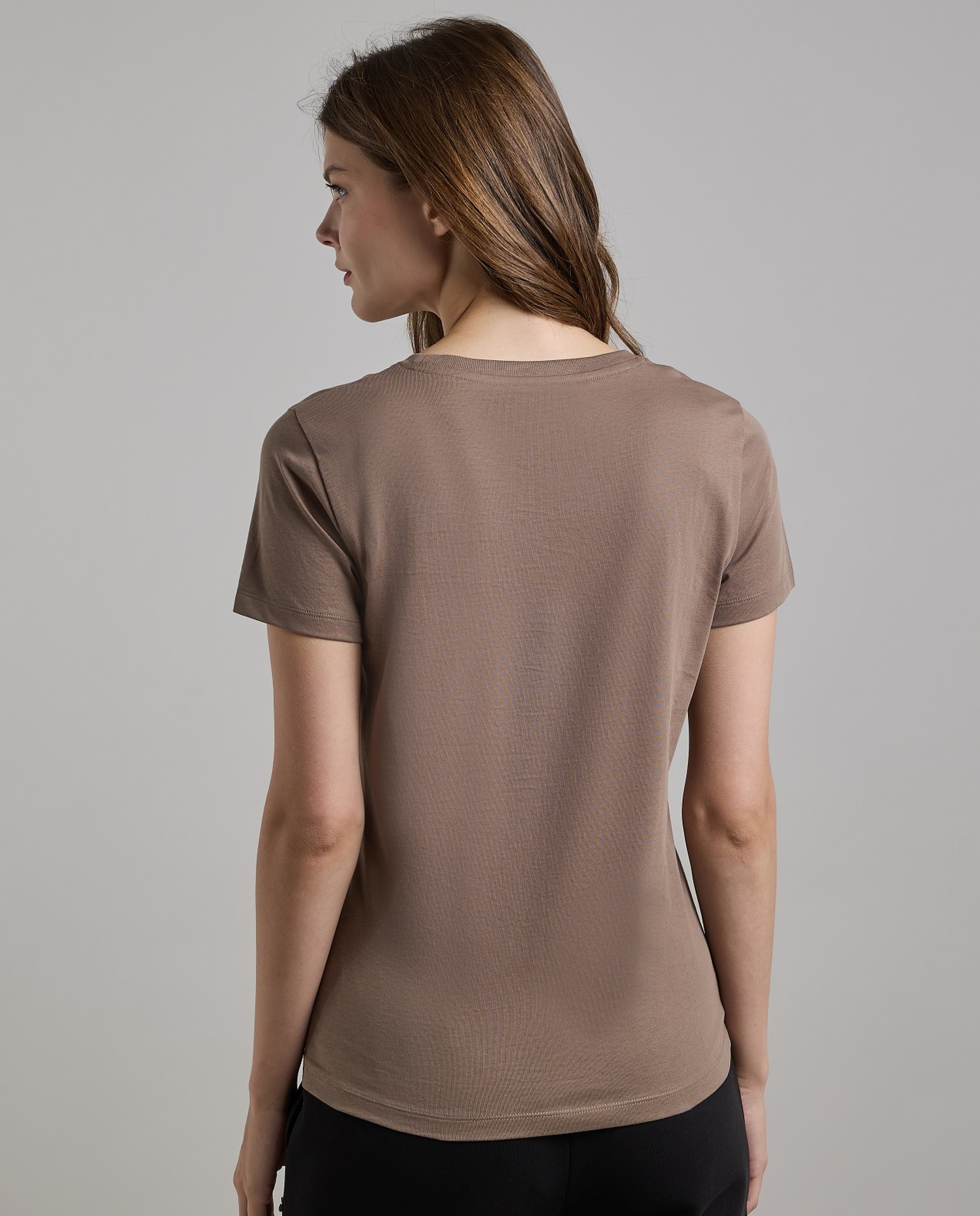 Printed T-Shirt with Crew Neck and Short Sleeves