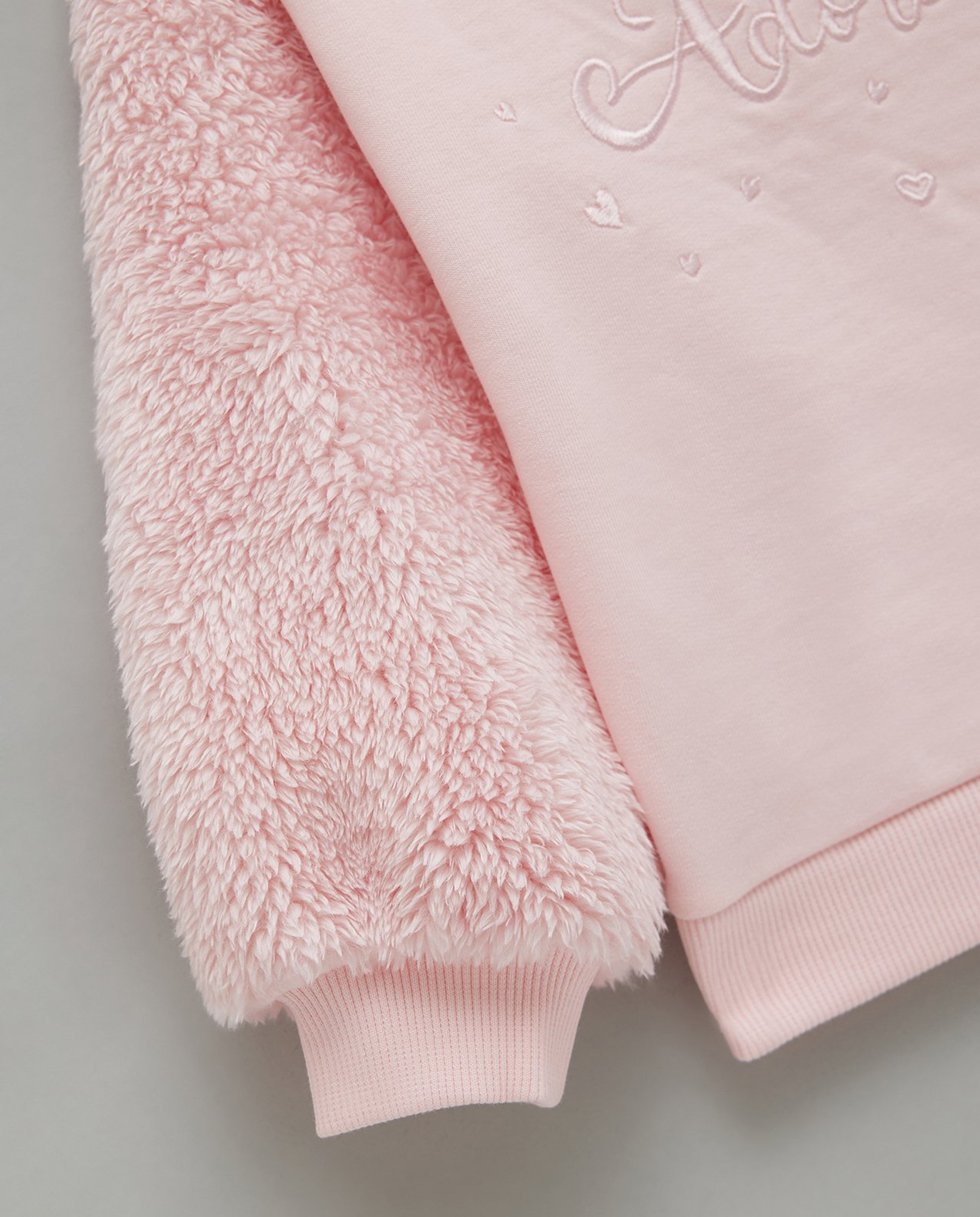 Embroidered Sweatsuit Set