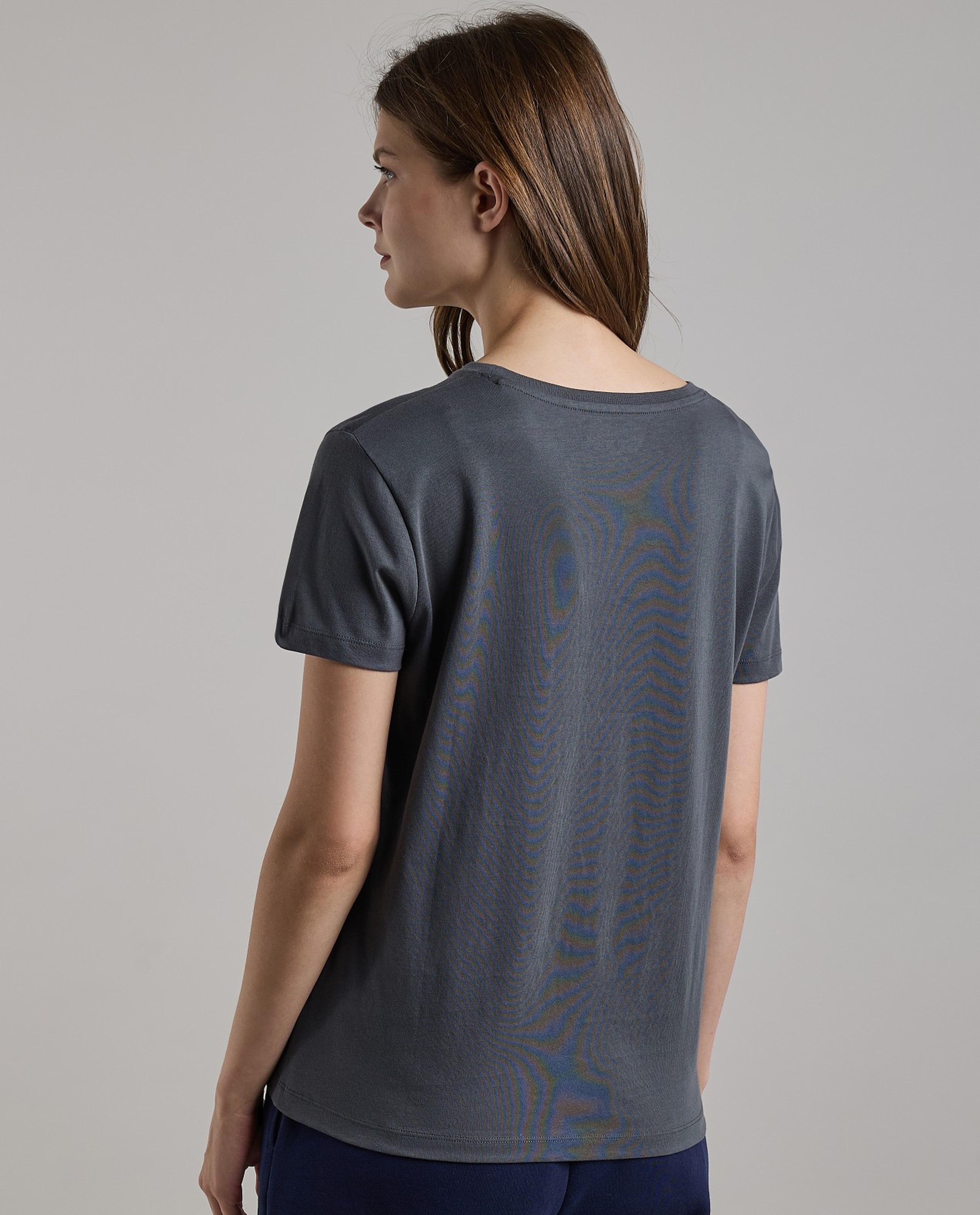 Embellished T-Shirt with Crew Neck and Short Sleeves