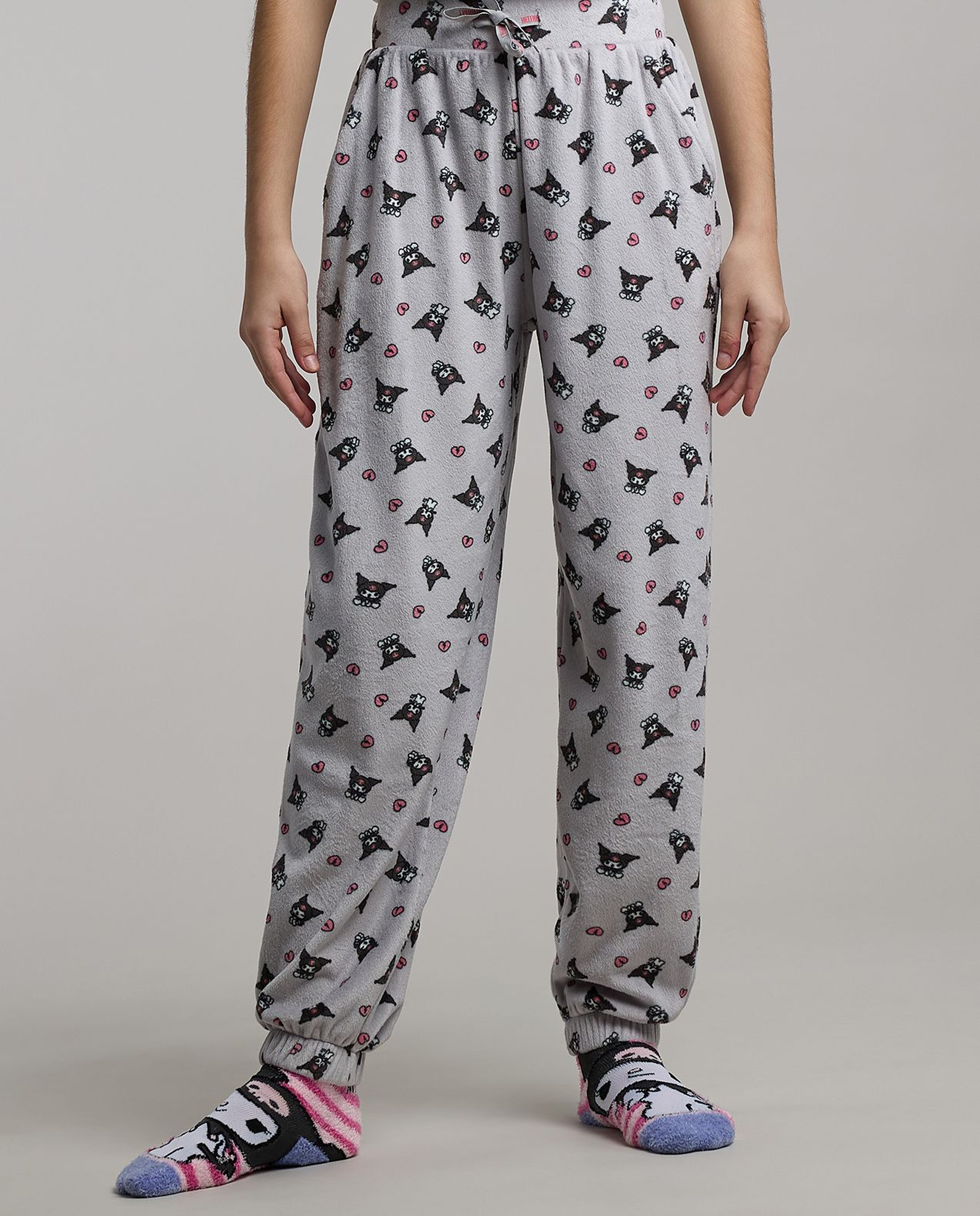 Kuromi Embroidered Pyjama Set