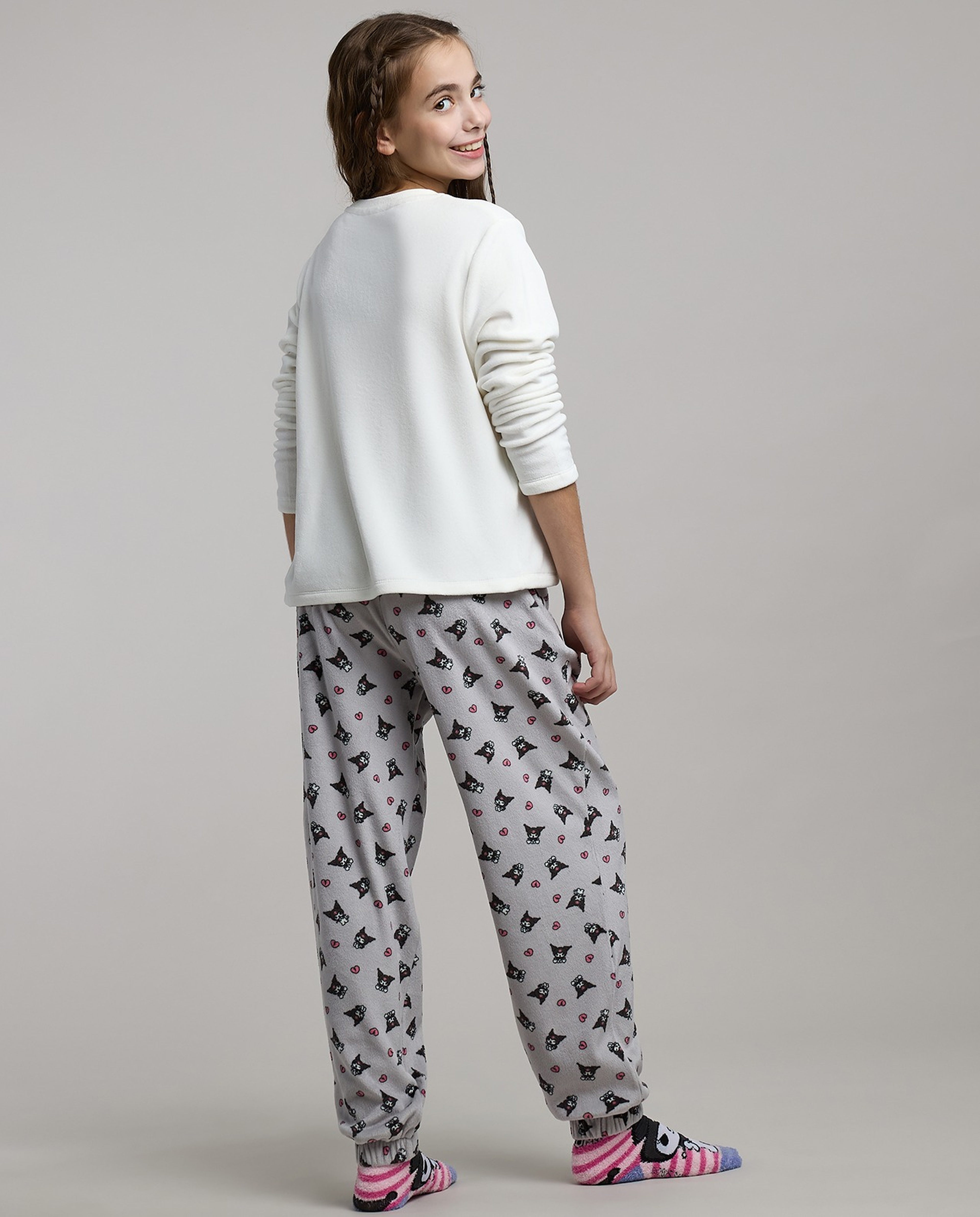 Kuromi Embroidered Pyjama Set