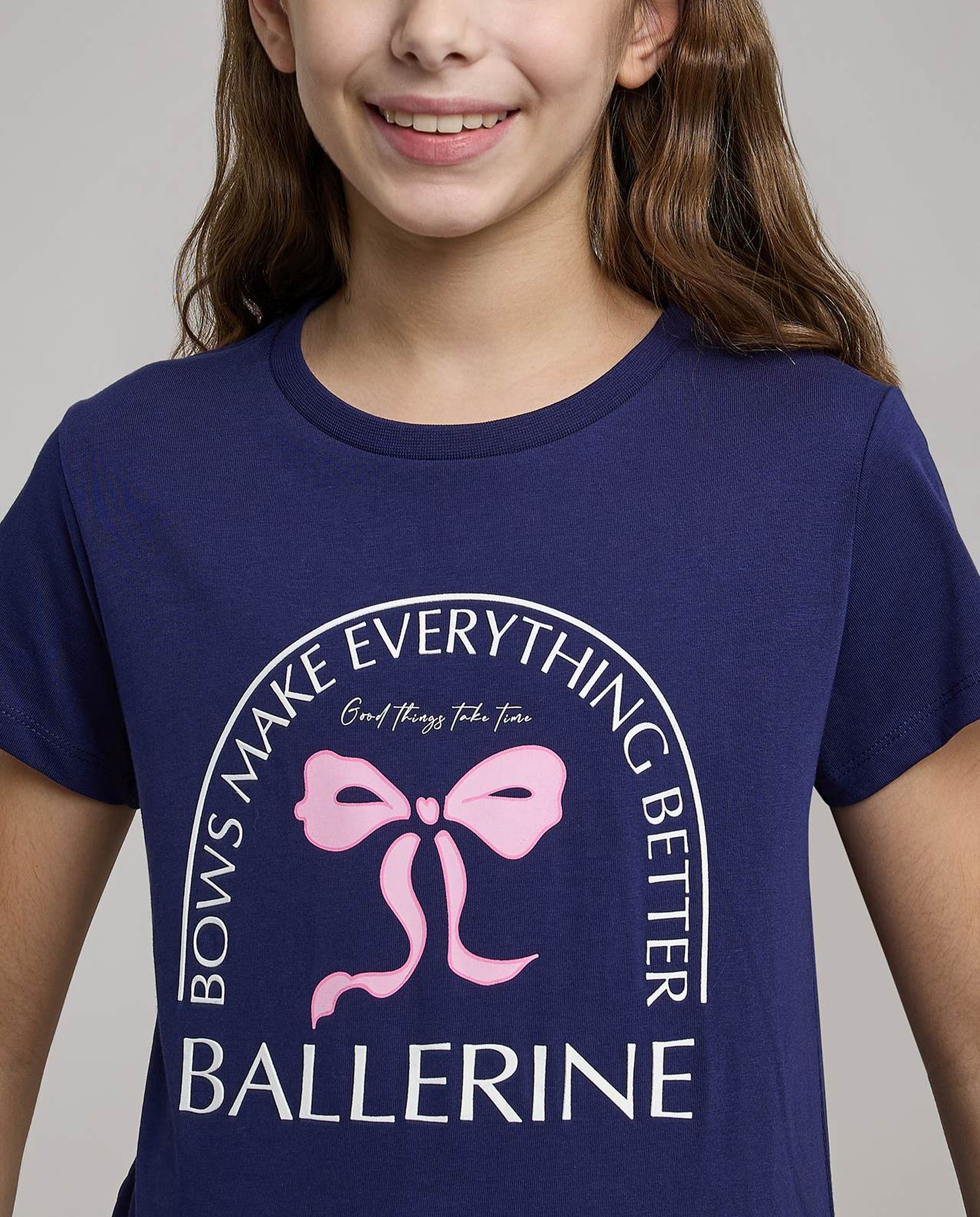 Printed T-Shirt with Crew Neck and Short Sleeves