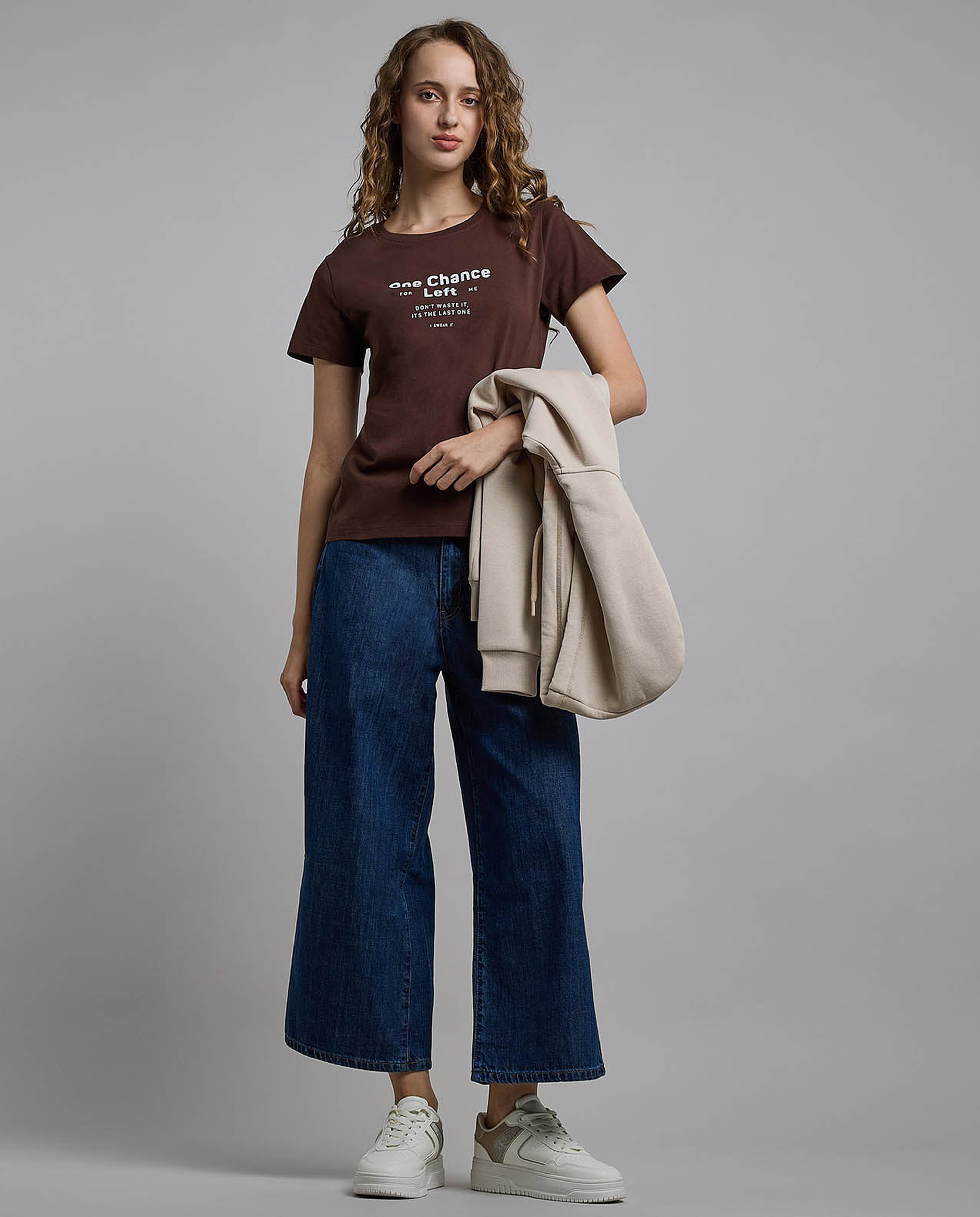 Printed T-Shirt with Crew Neck and Short Sleeves