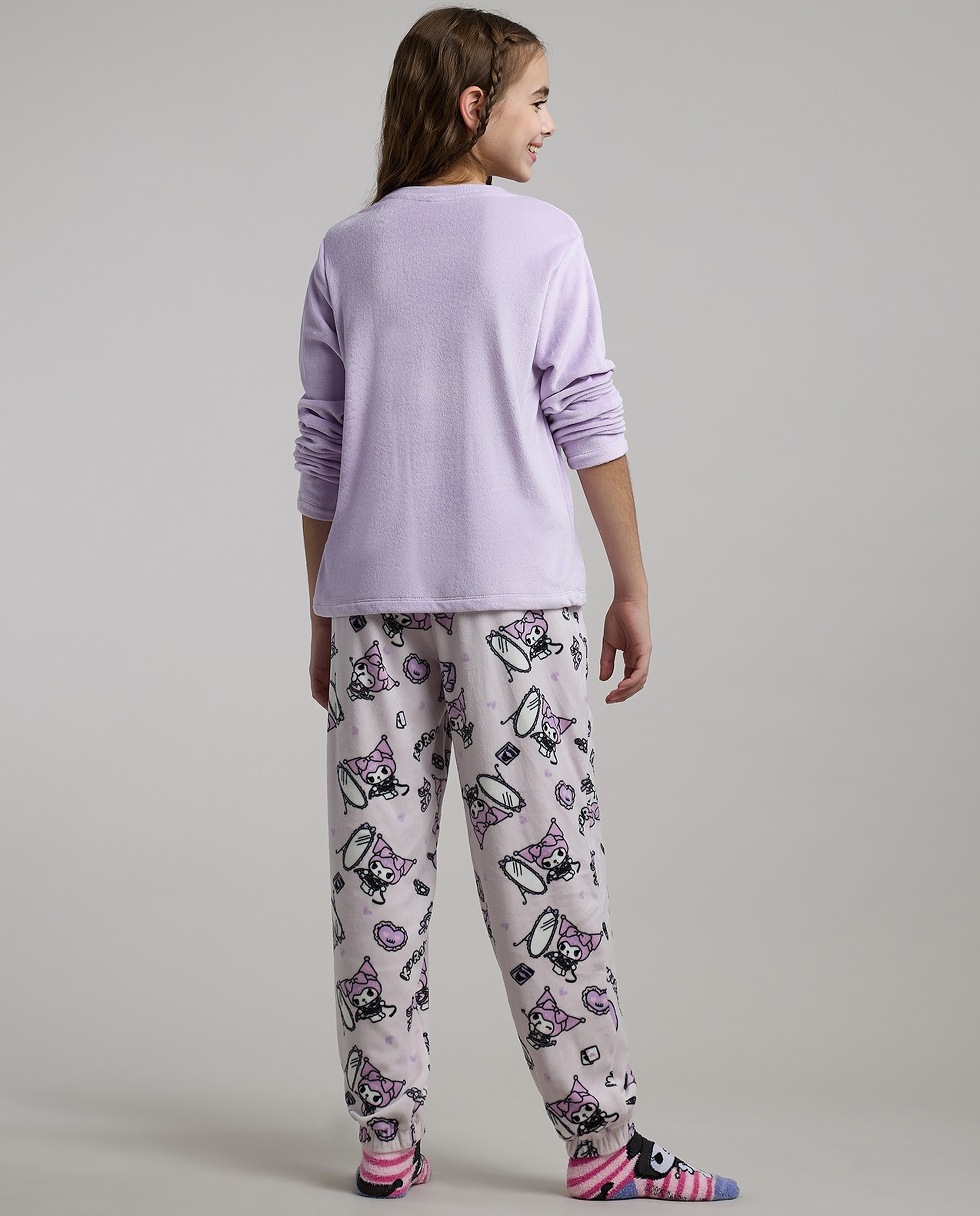 Kuromi Embroidered Pyjama Set