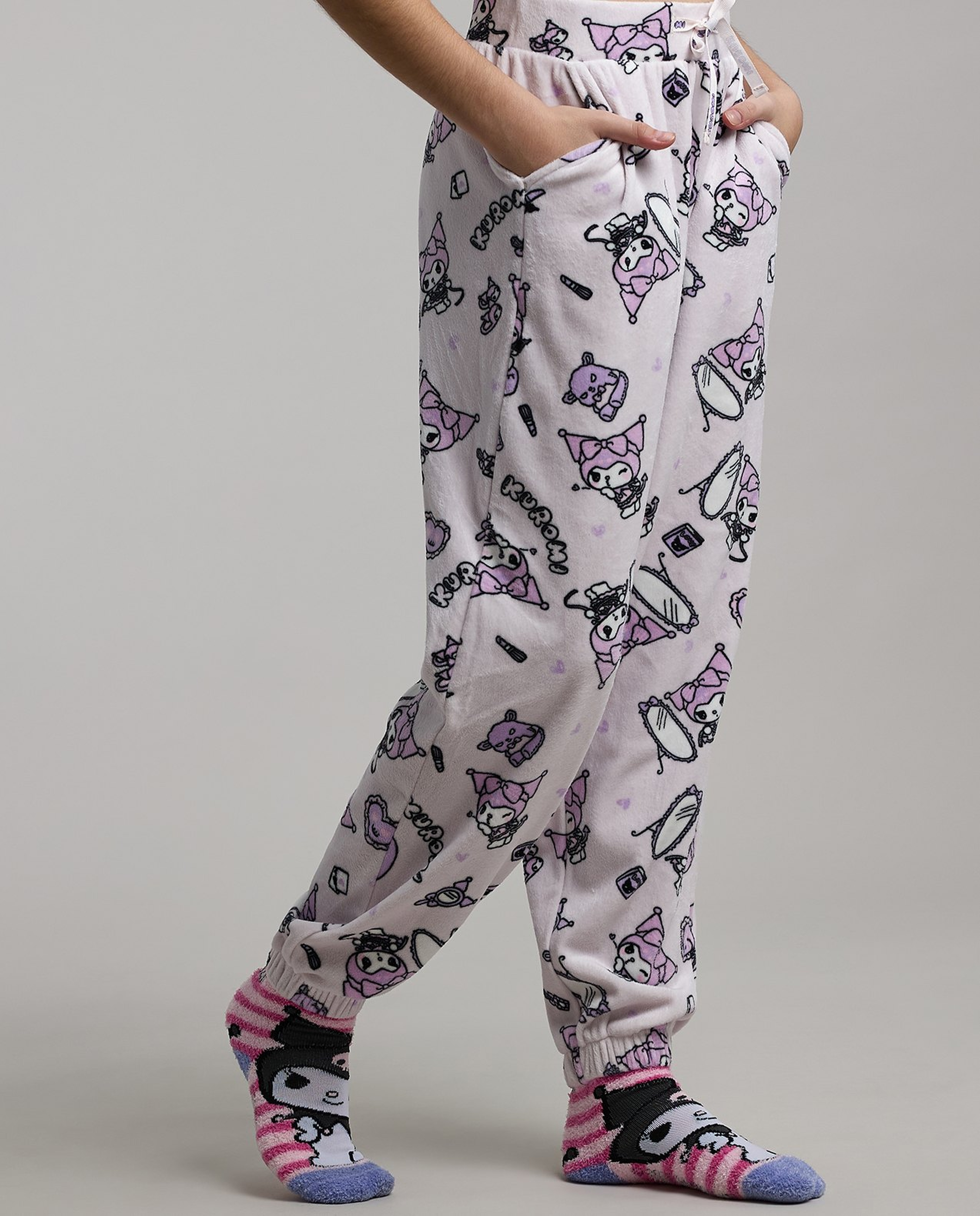 Kuromi Embroidered Pyjama Set