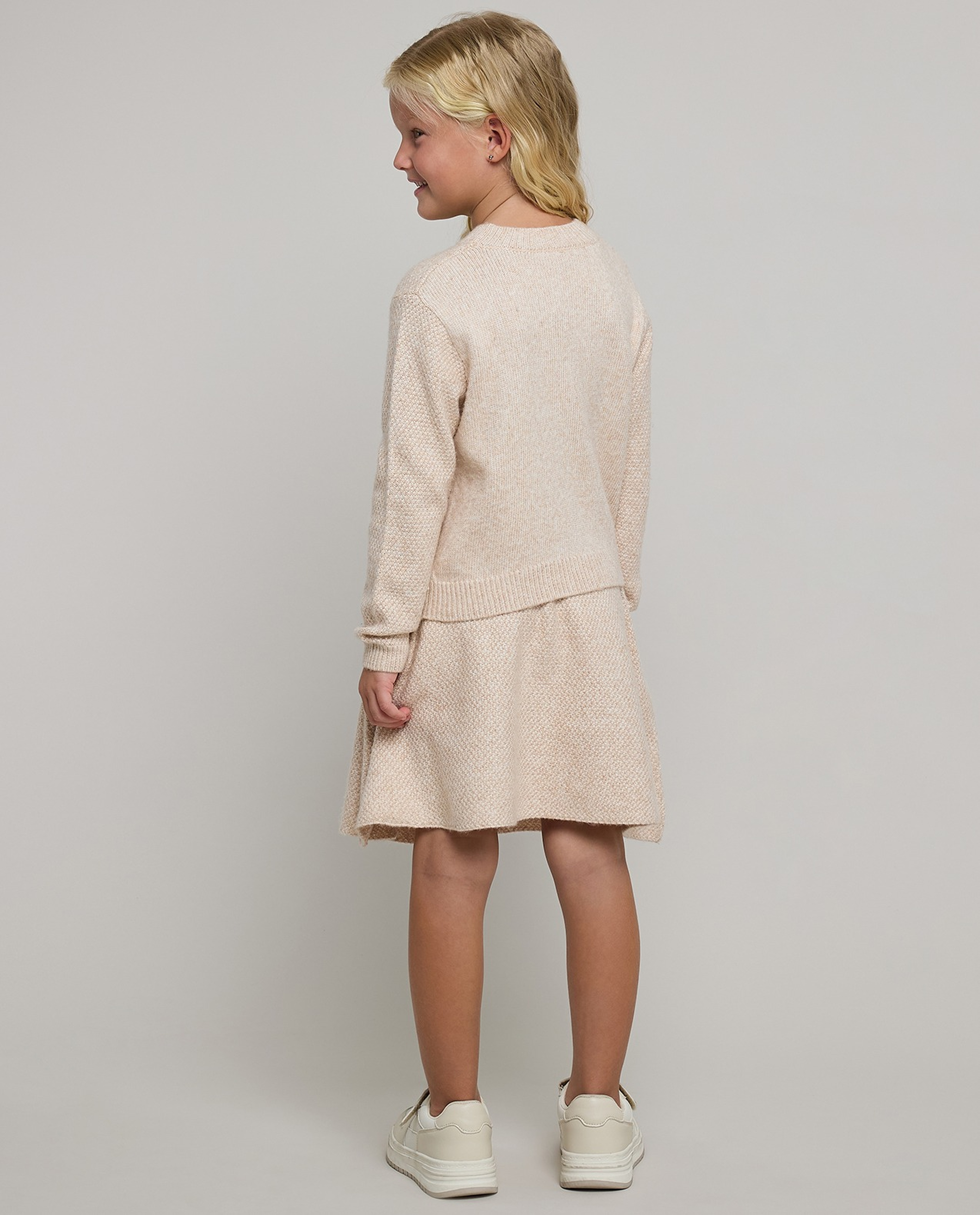 Knitted Sweater and Skirt Set