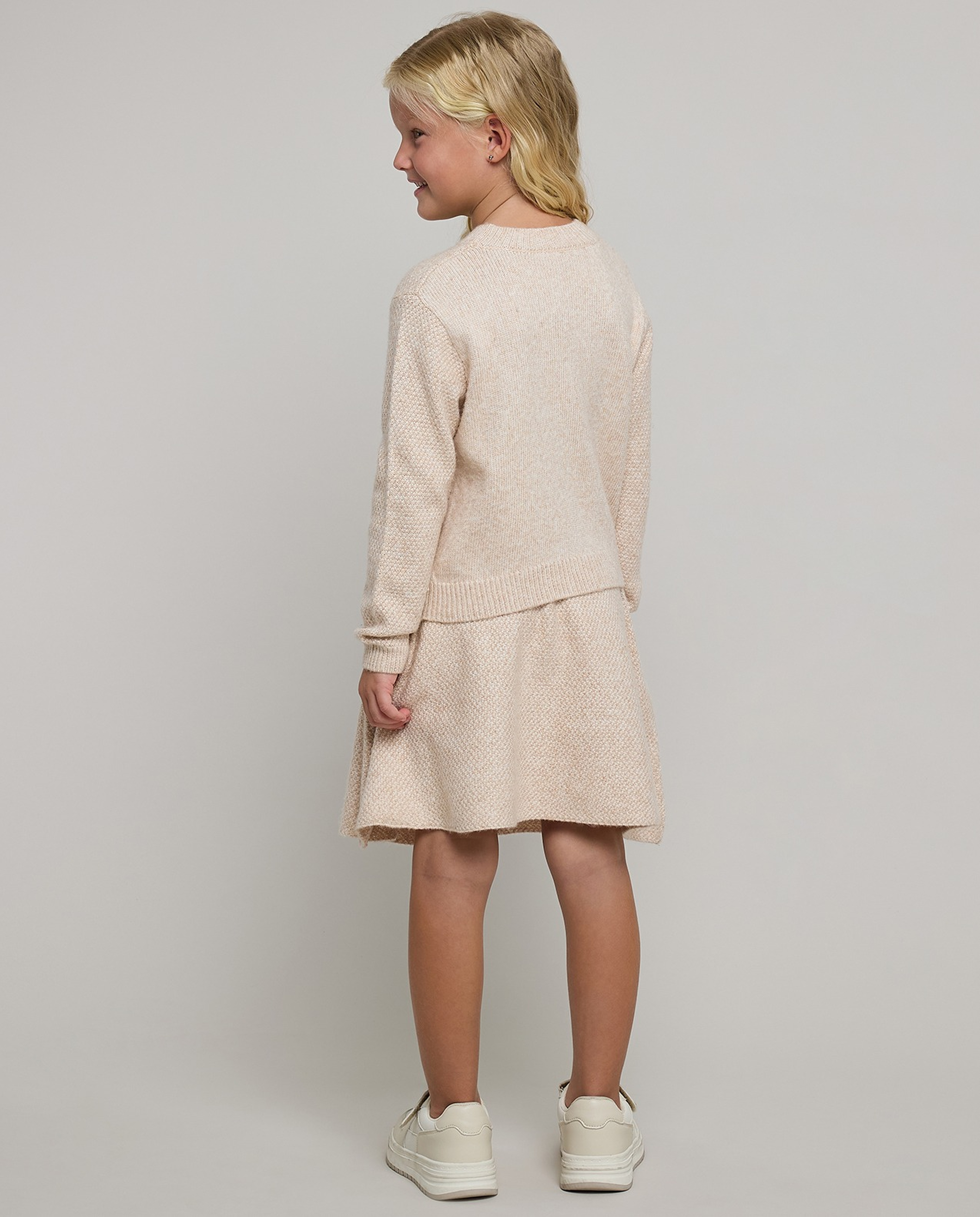 Knitted Sweater and Skirt Set