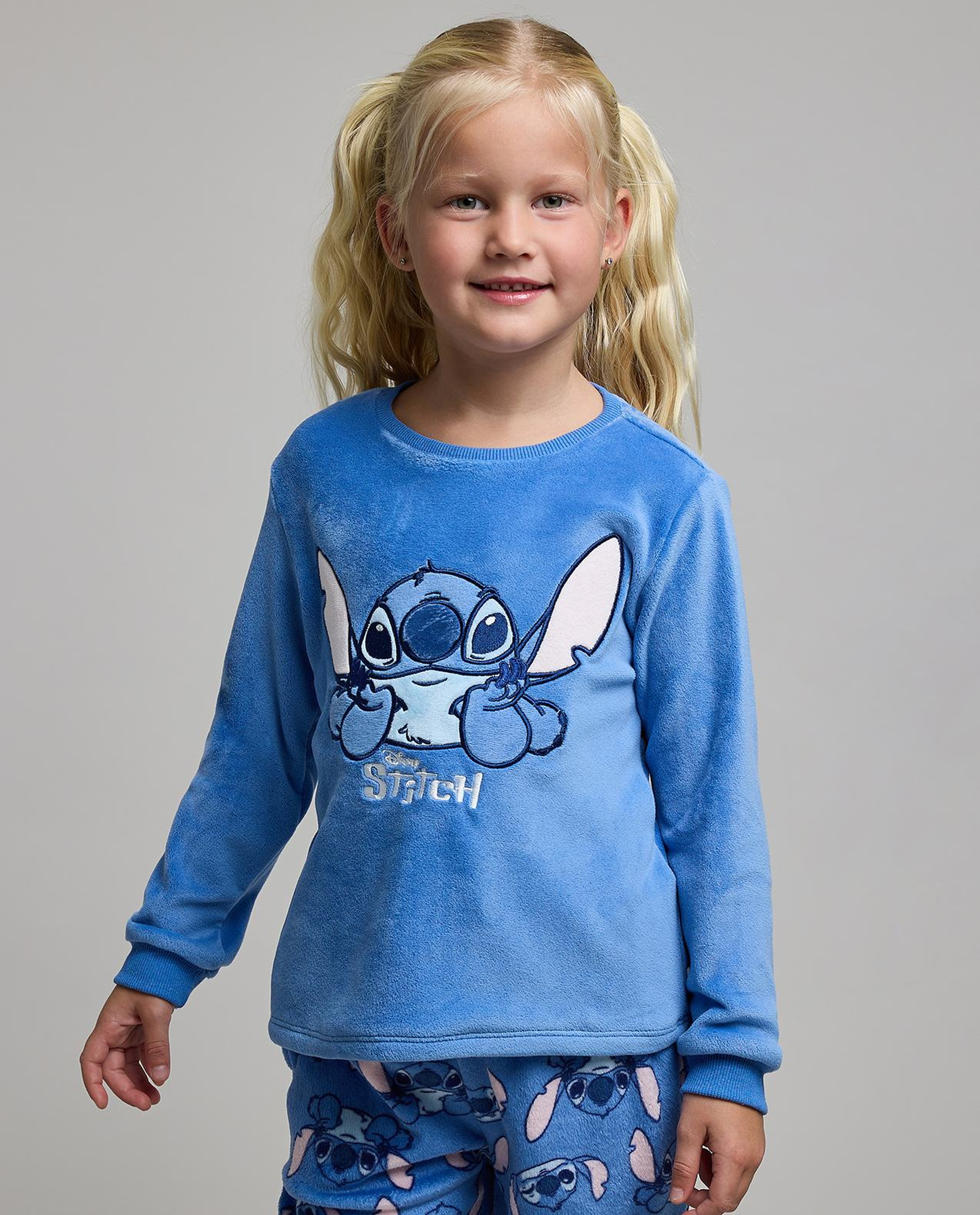 Stitch Embroidered Pyjama Set
