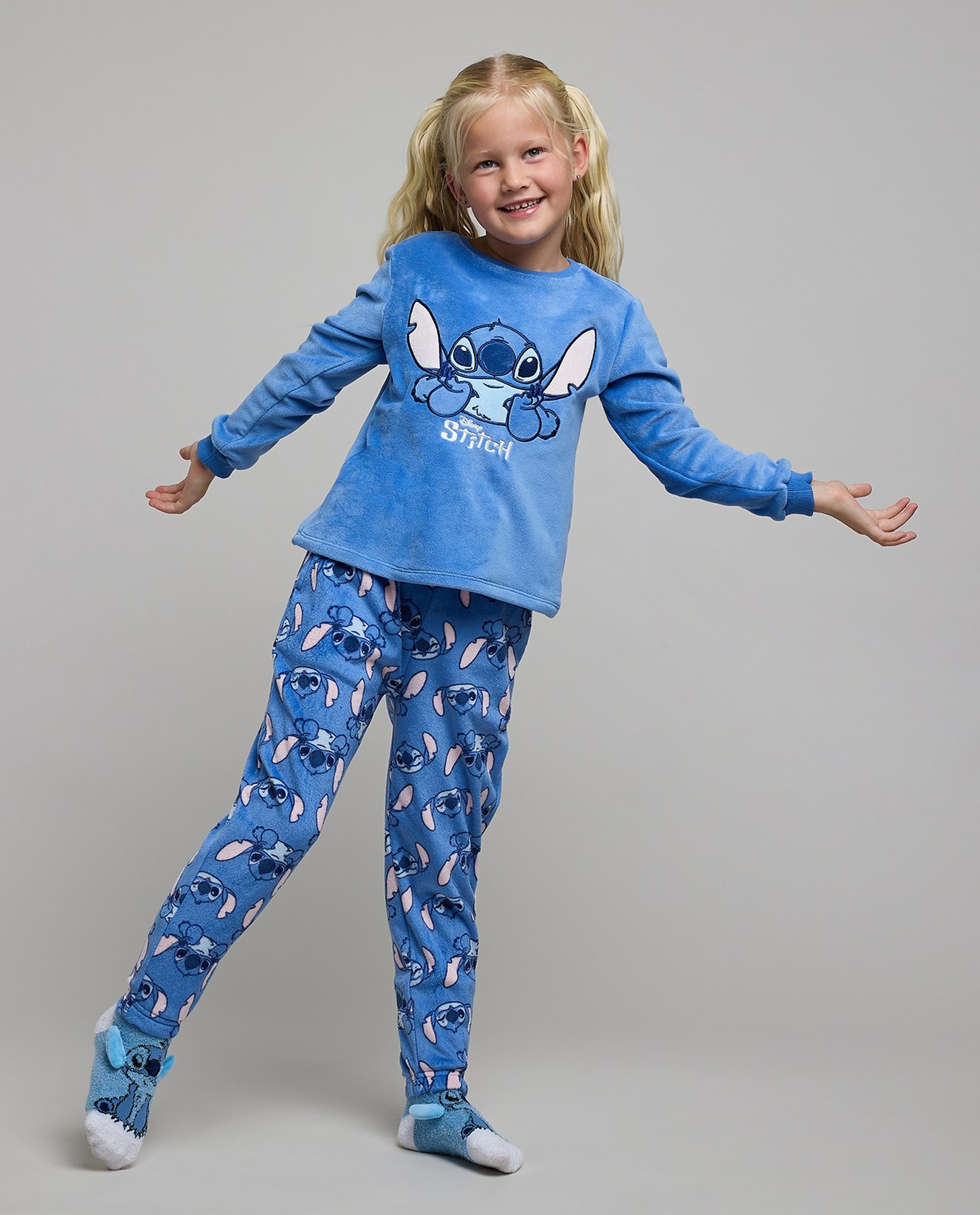 Stitch Embroidered Pyjama Set