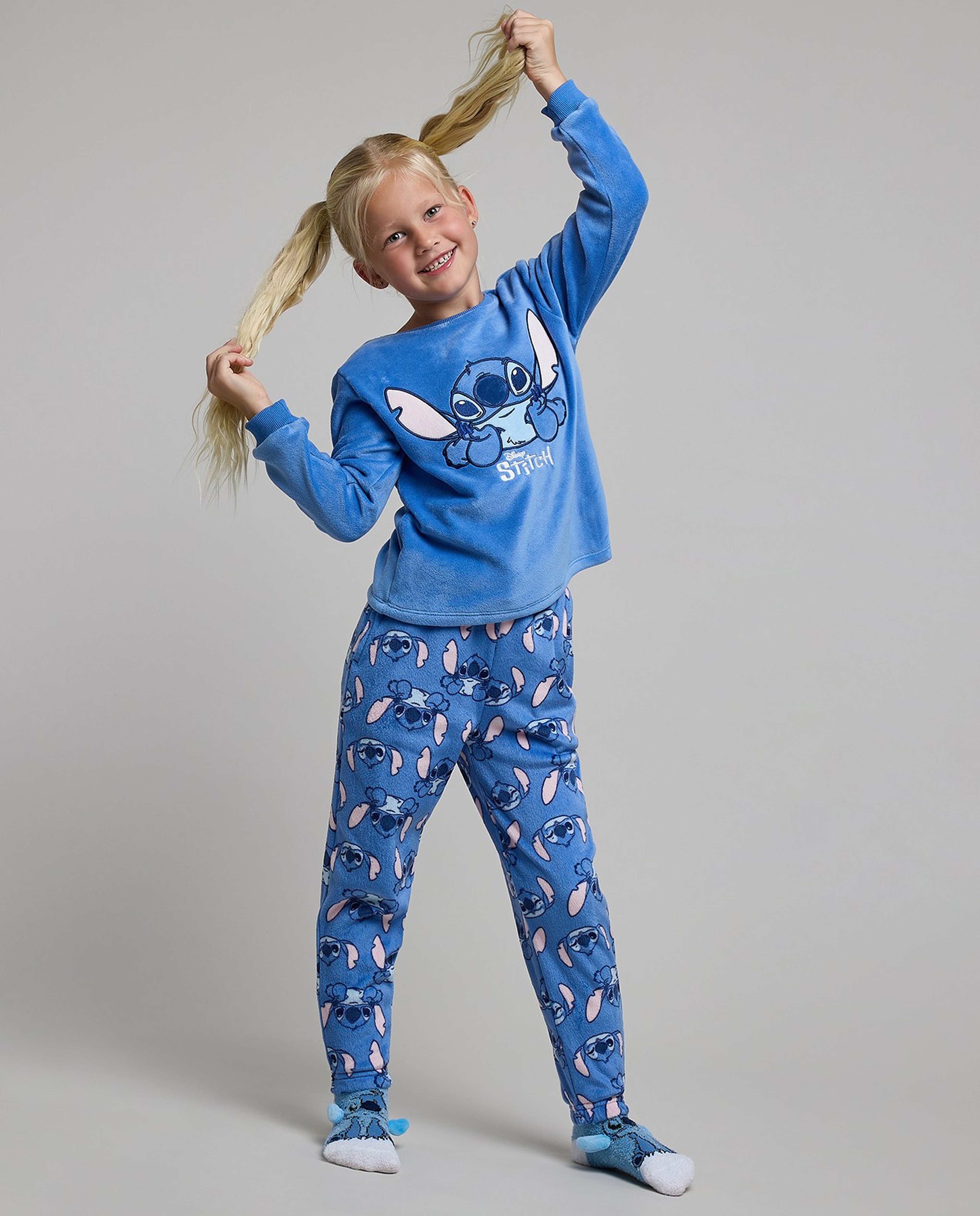 Stitch Embroidered Pyjama Set