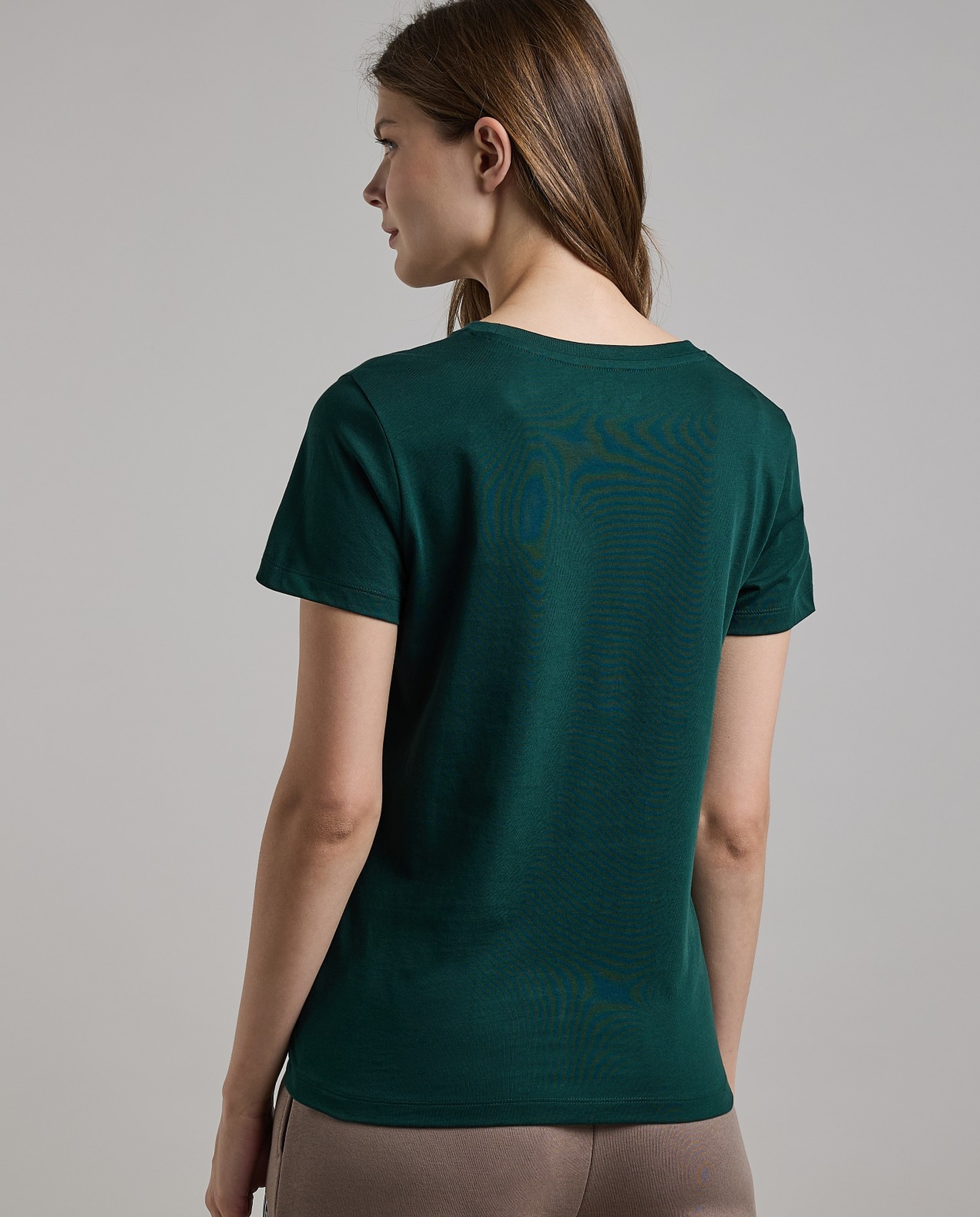 Printed T-Shirt with Crew Neck and Short Sleeves