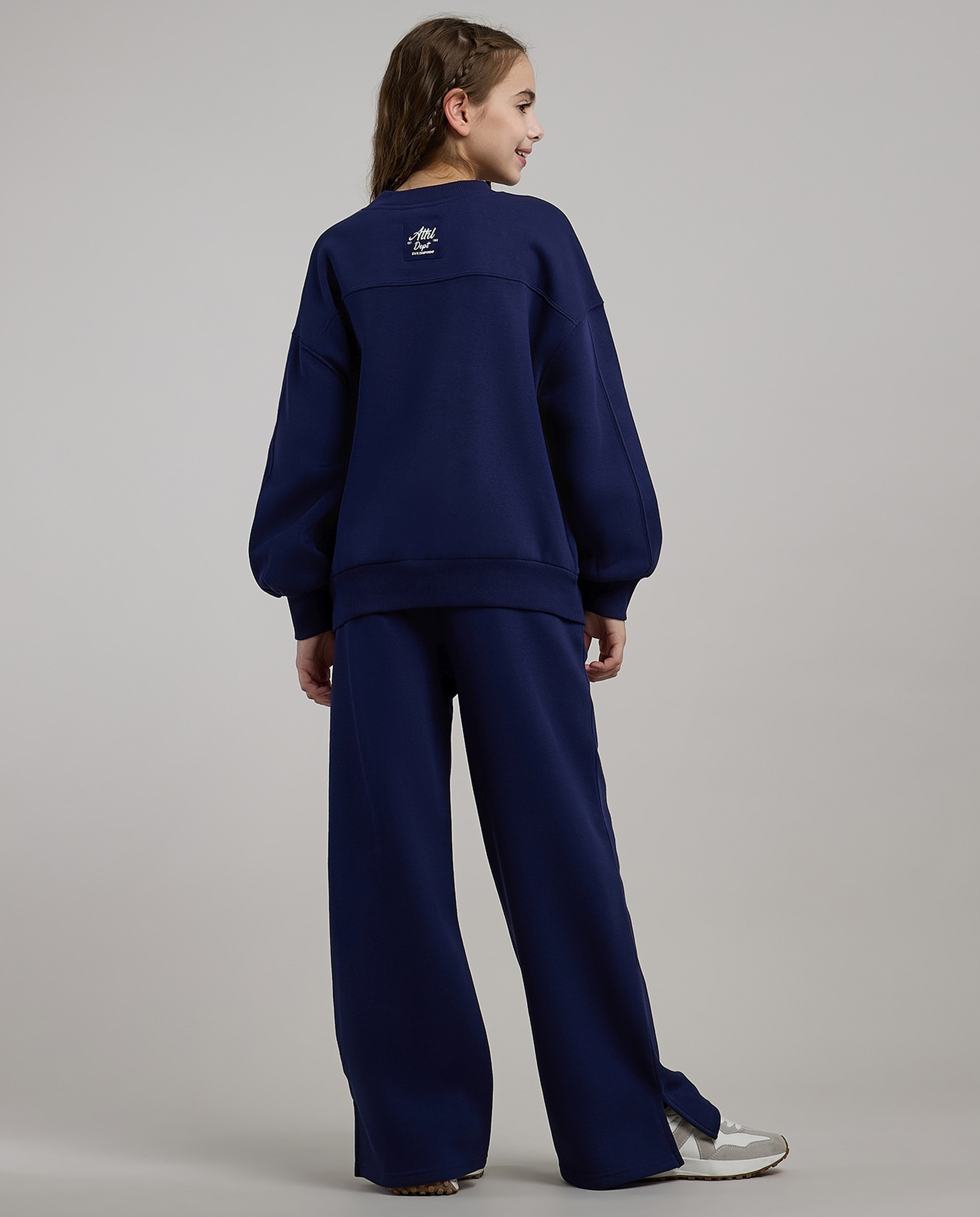 Printed Sweatshirt and Sweatpants Set