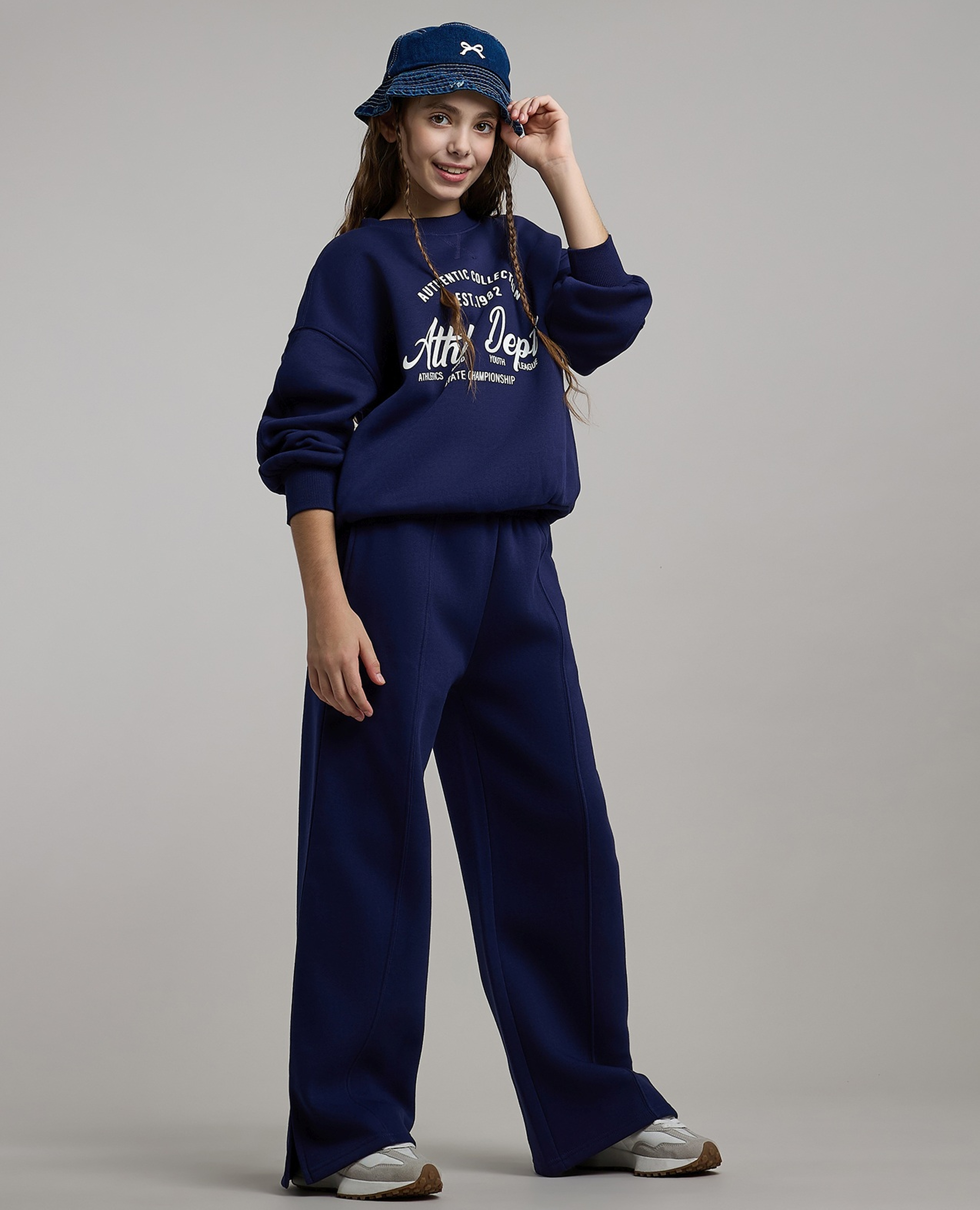 Printed Sweatshirt and Sweatpants Set