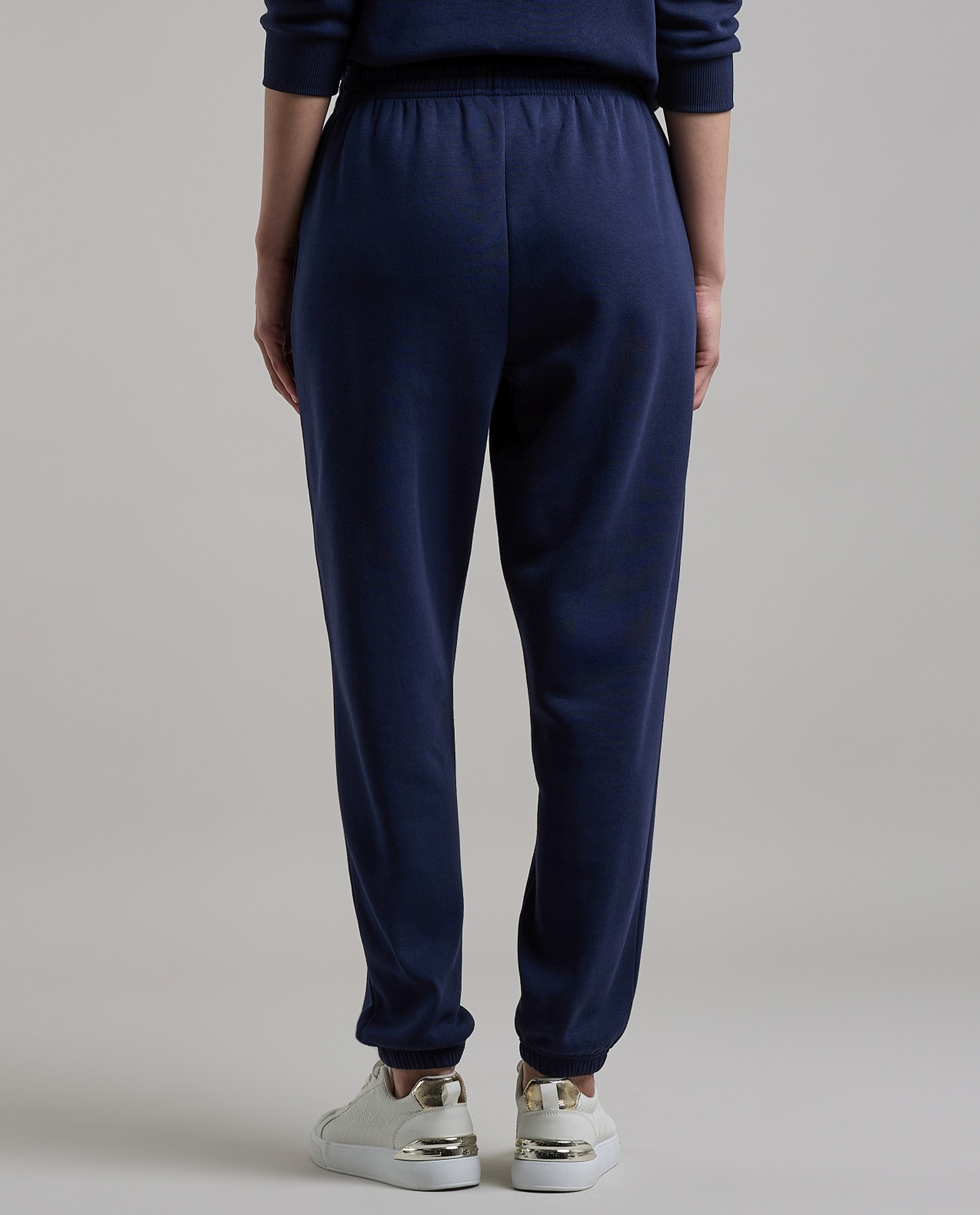 Print Detail Joggers with Drawstring Waist