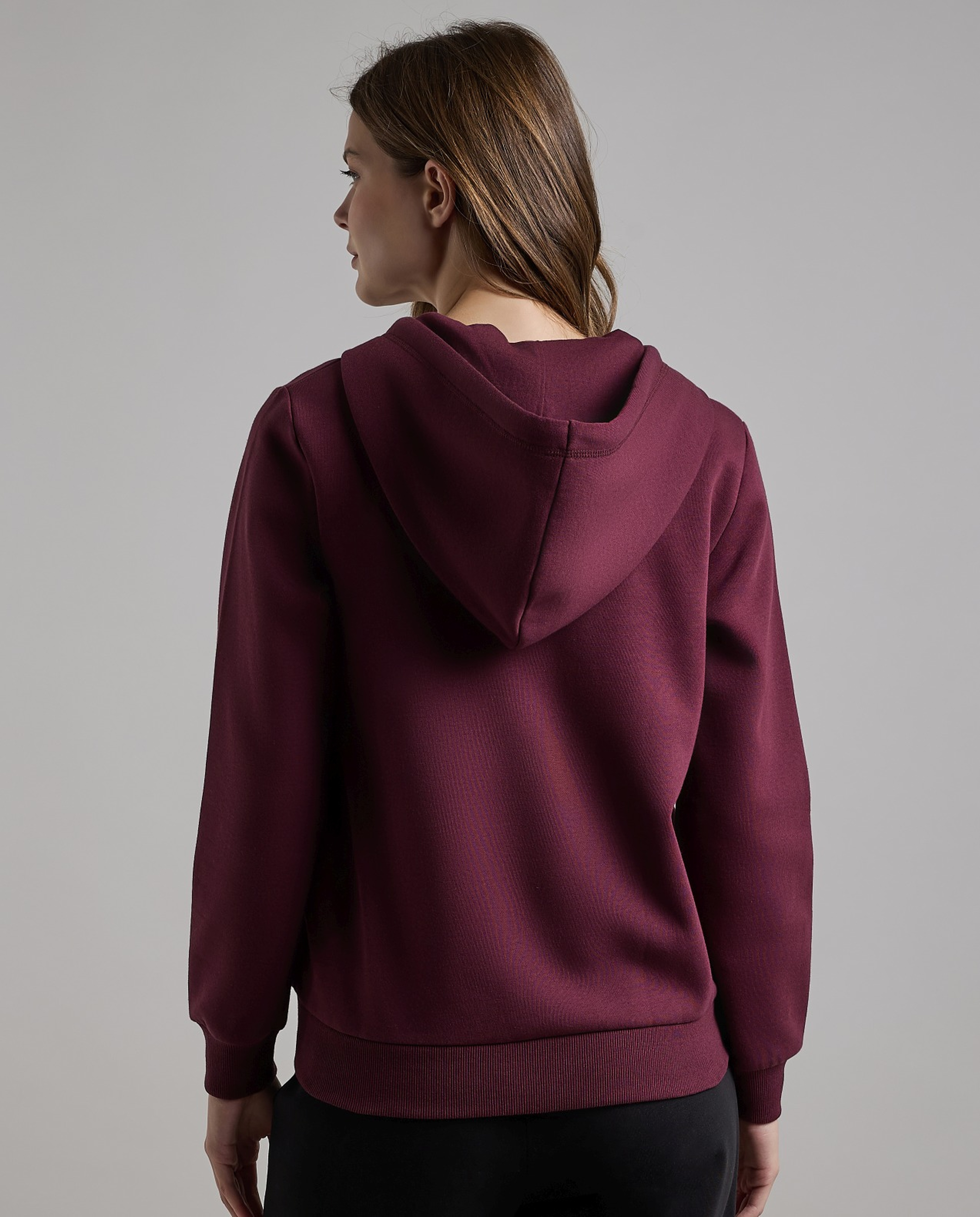 Printed Hooded Jacket with Long Sleeves