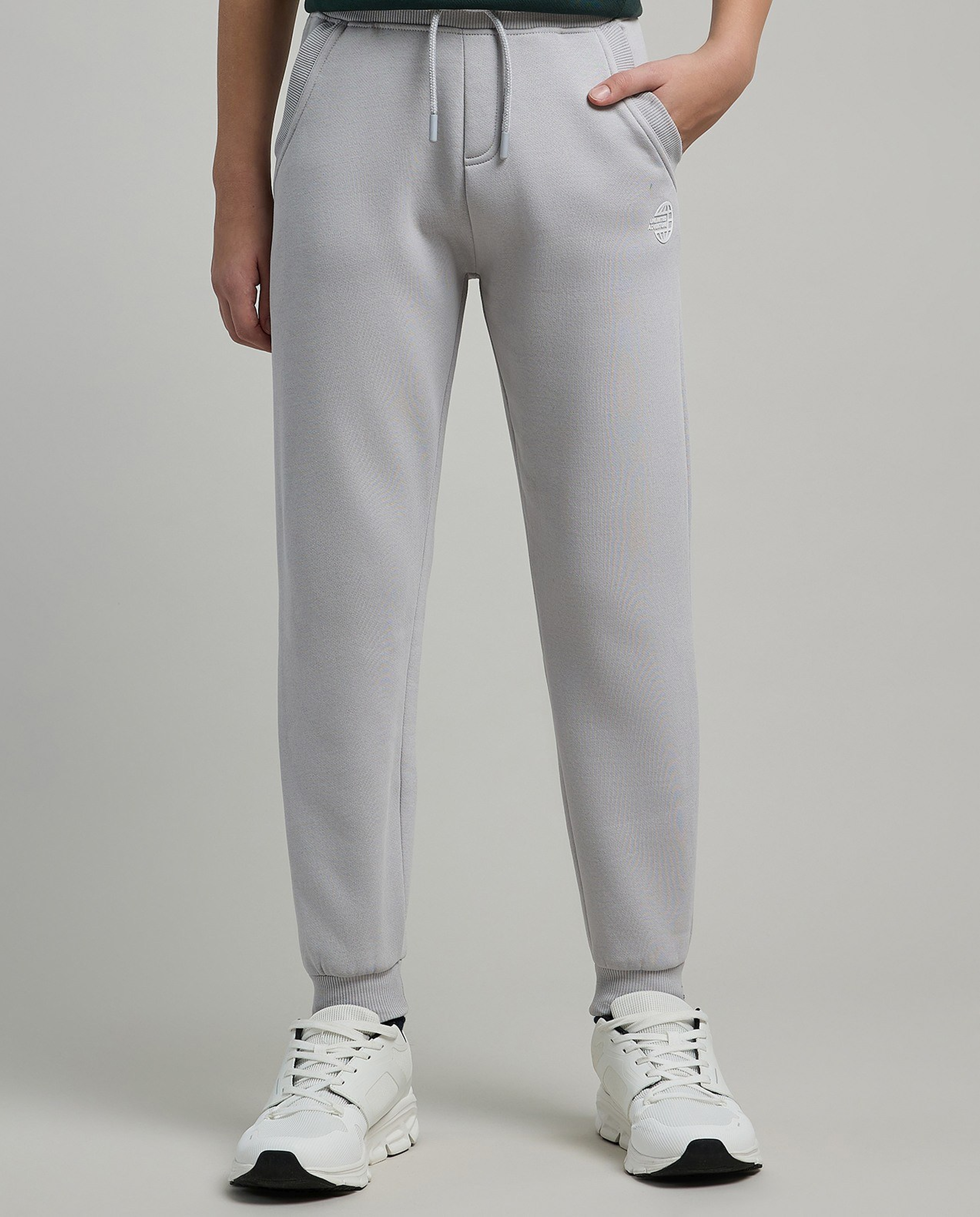 Printed Joggers with Drawstring Waist