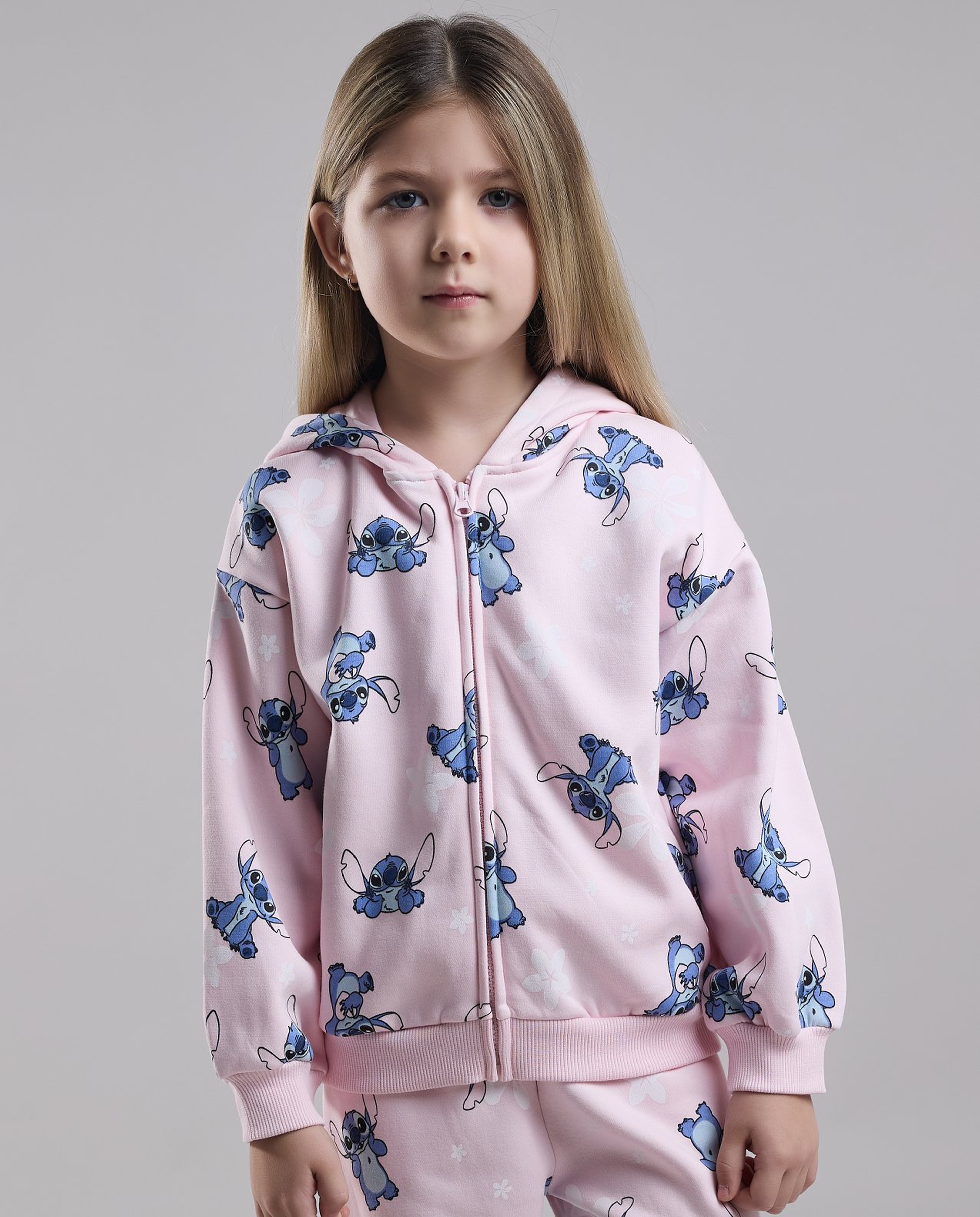 Stitch Detail Hooded Clothing Set