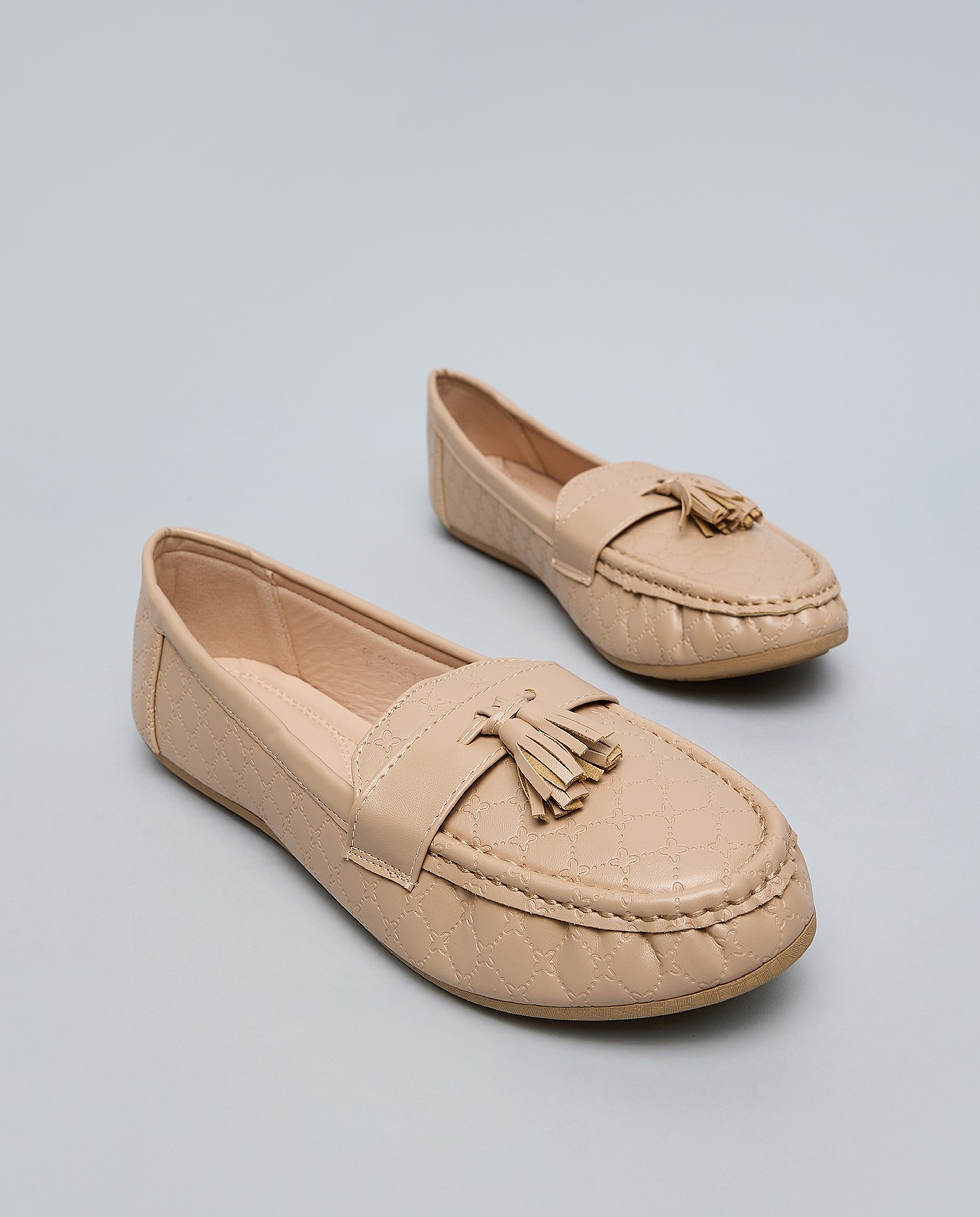 Textured Loafers