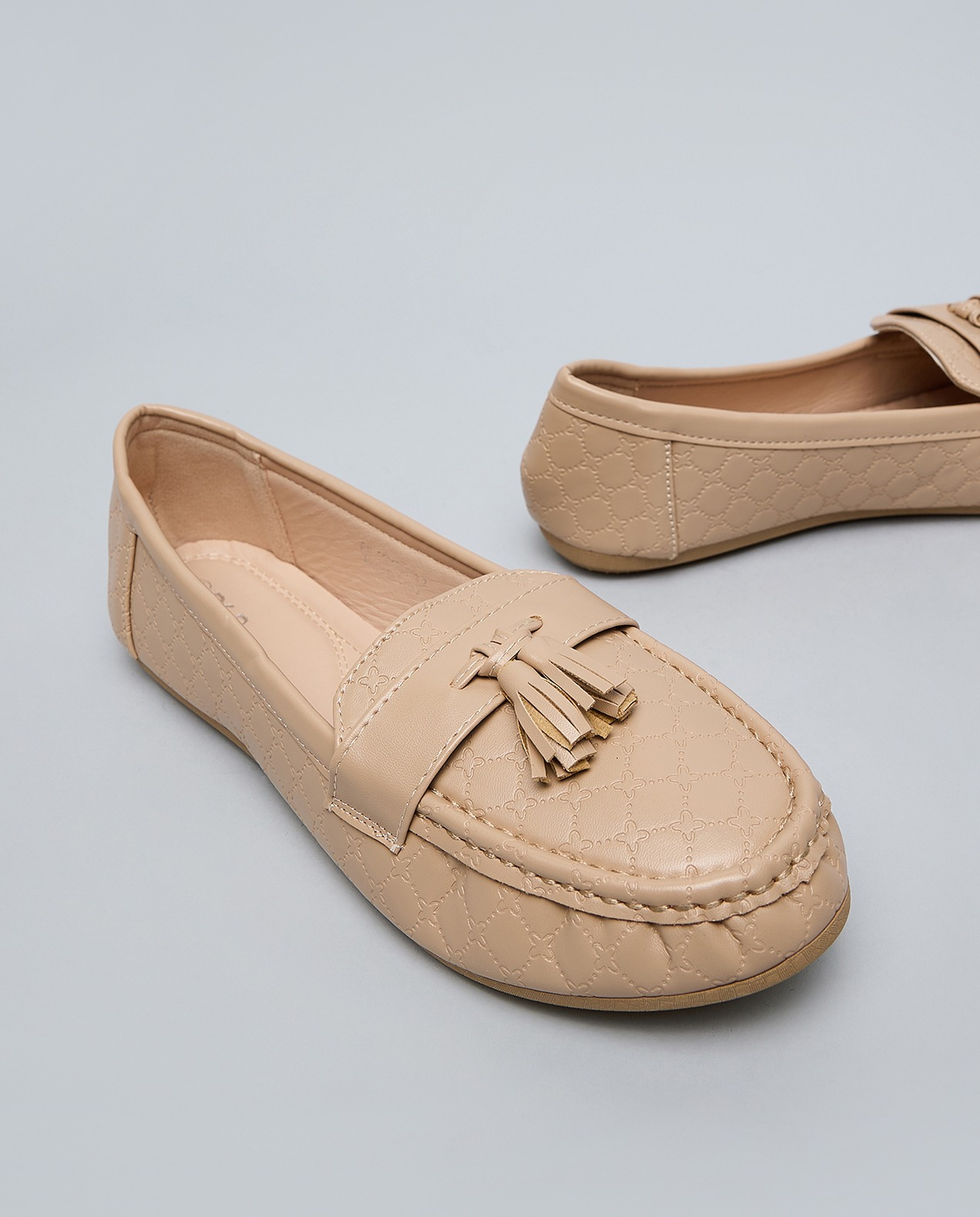 Textured Loafers