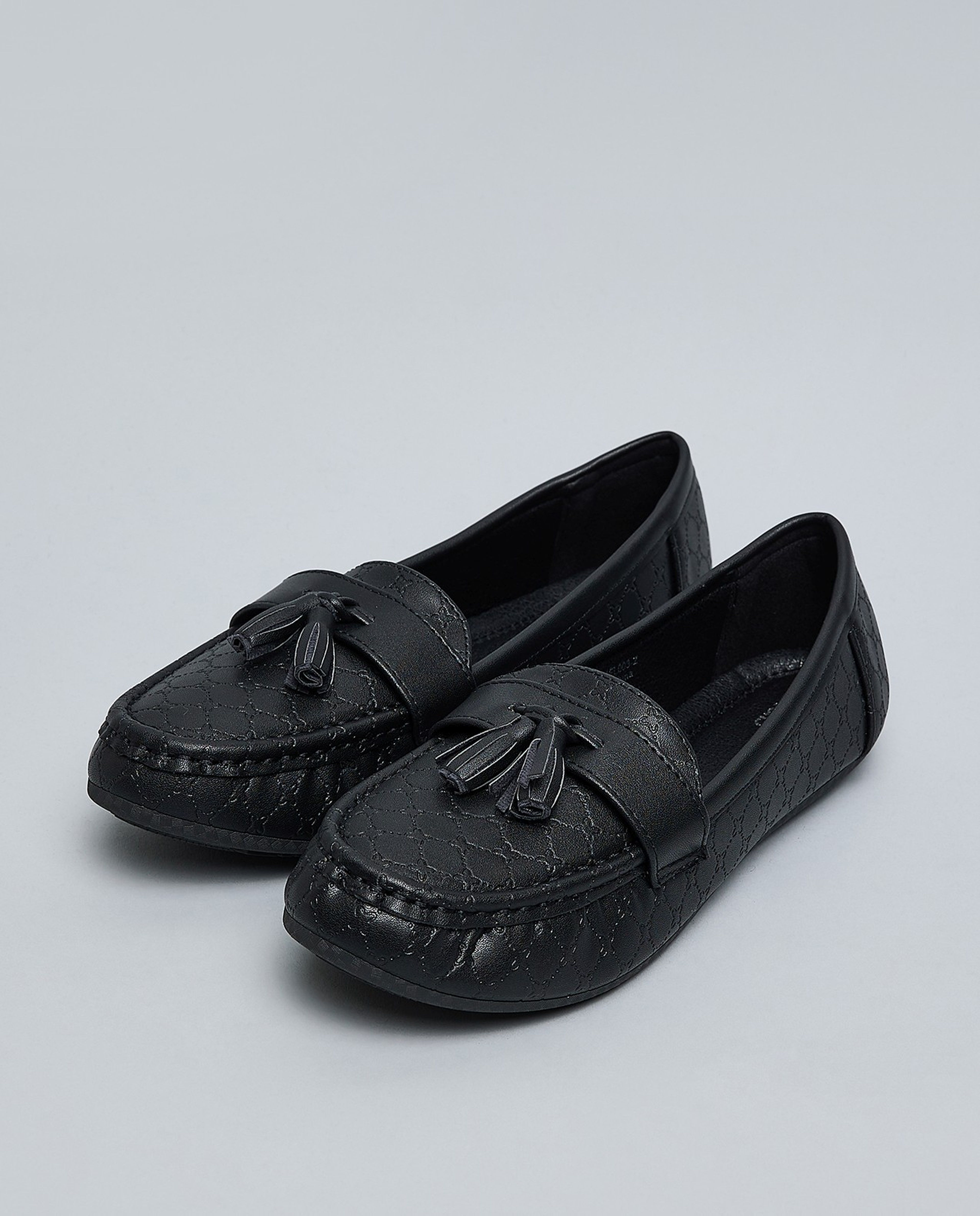 Textured Loafers