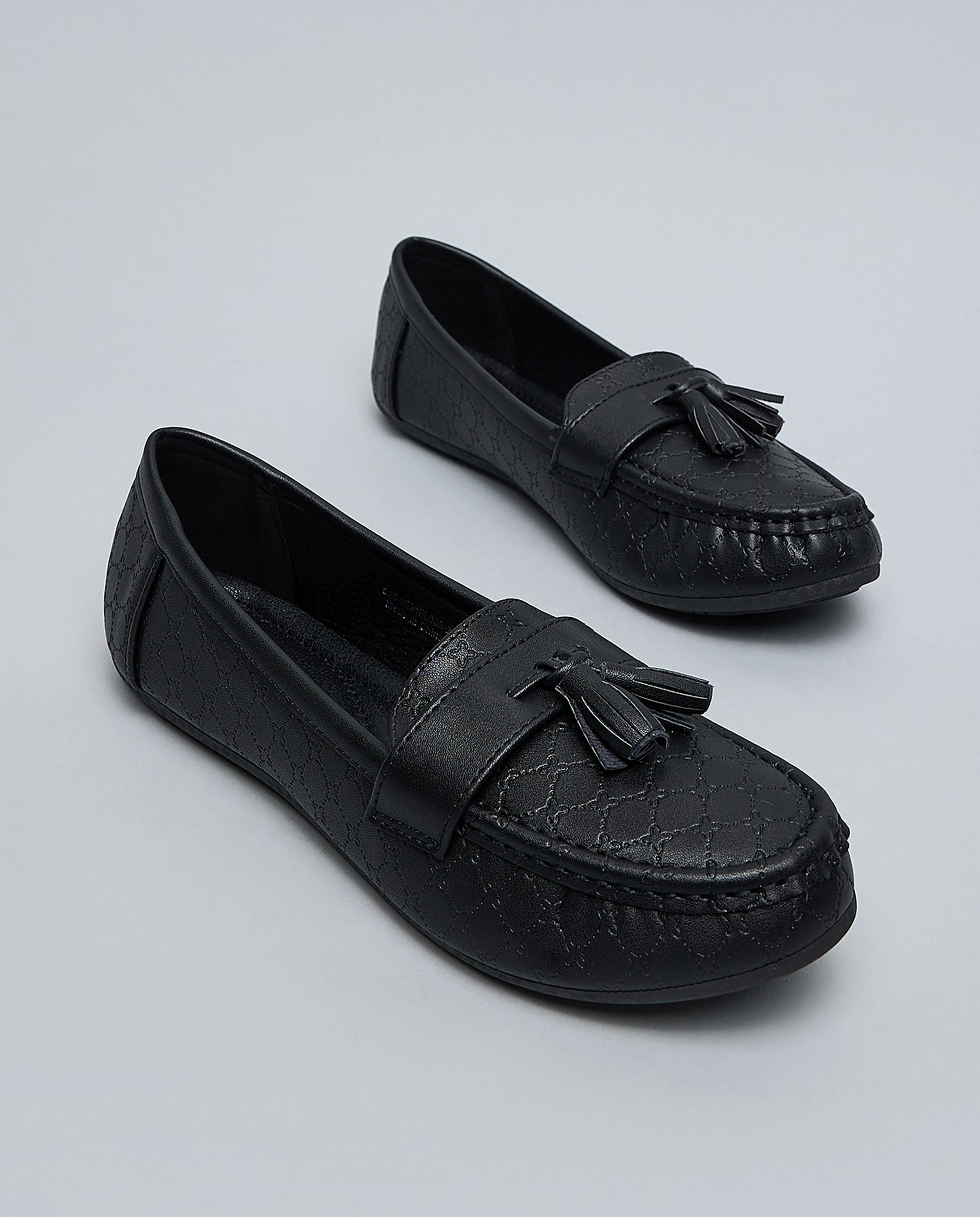 Textured Loafers