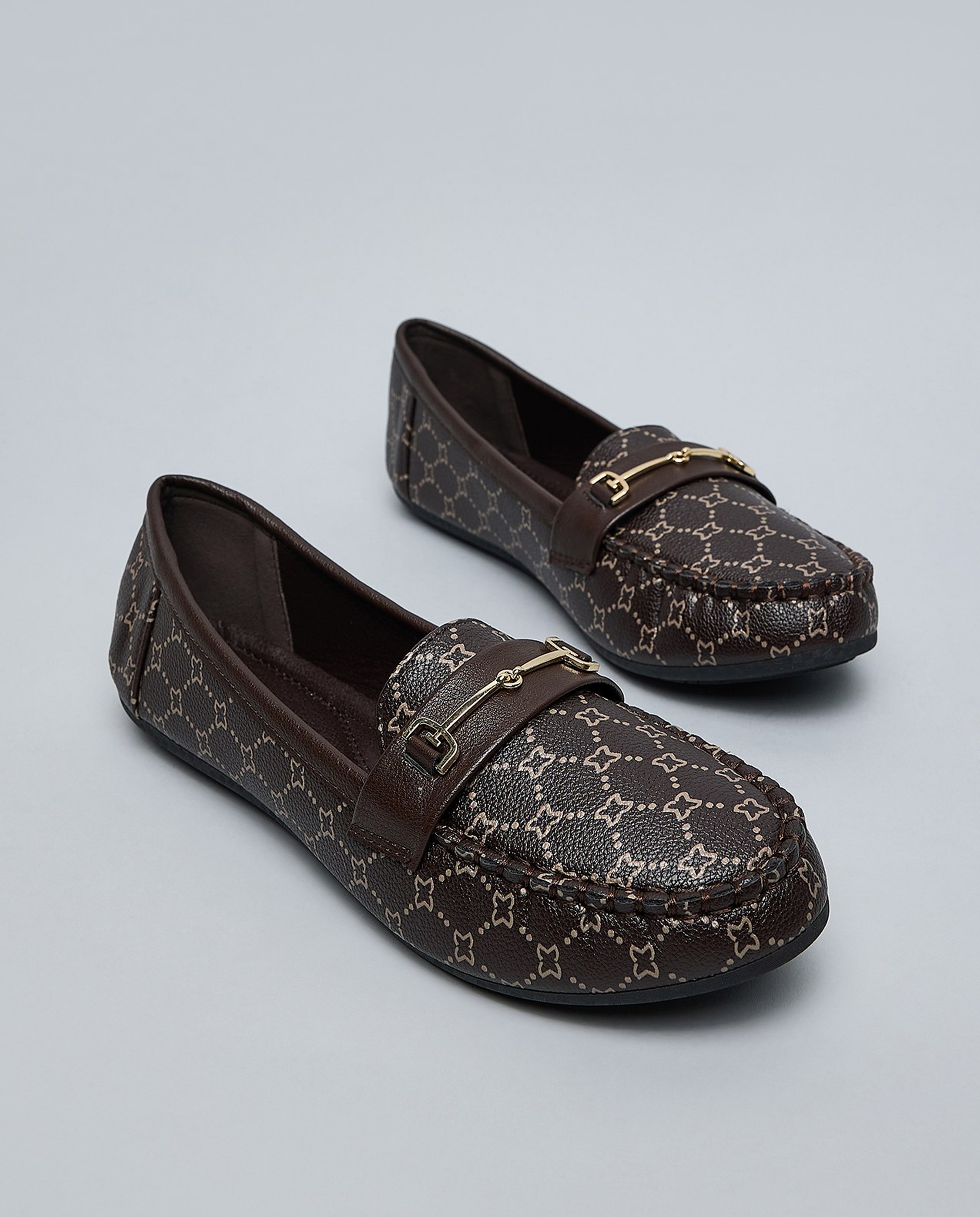 Patterned Loafers