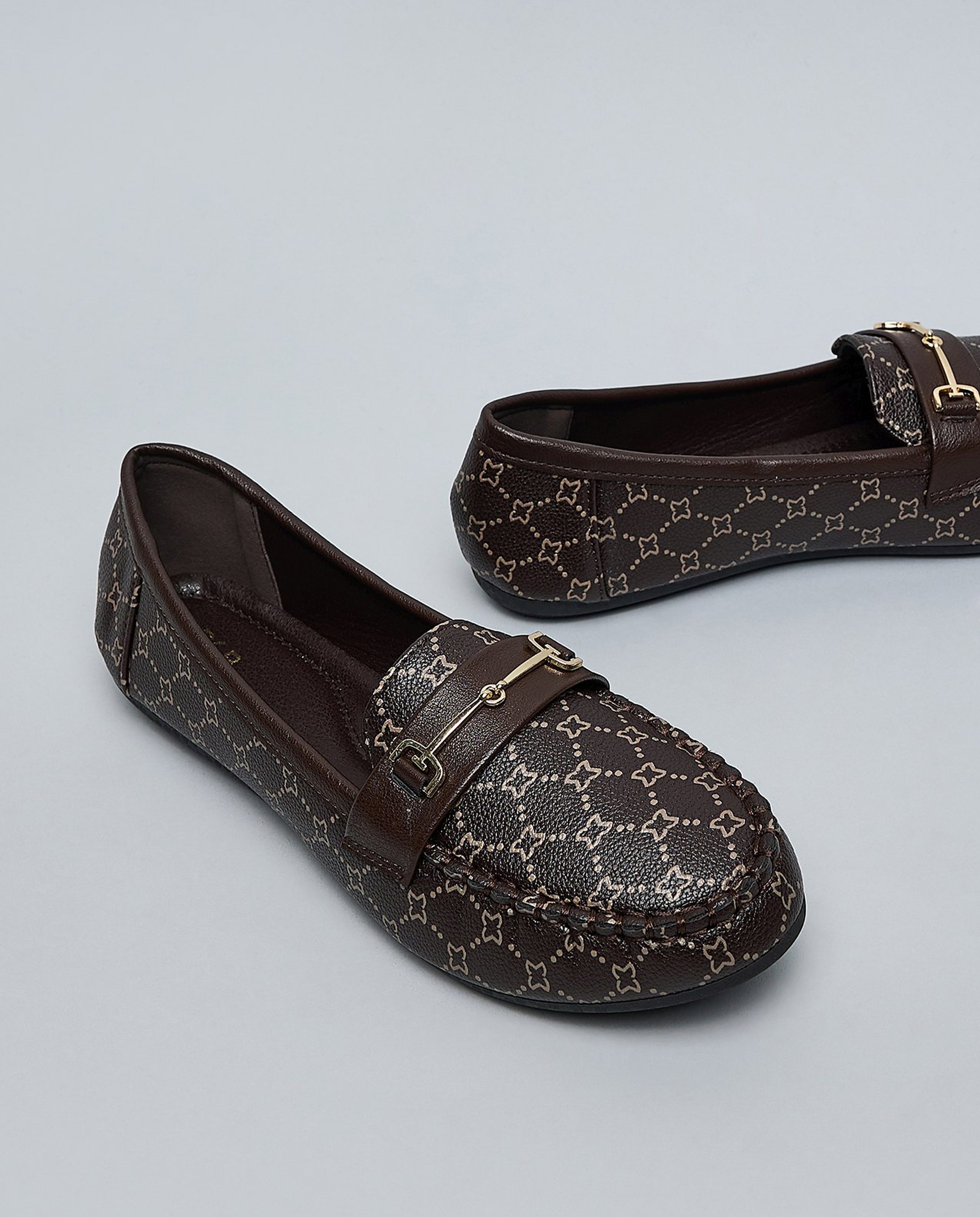 Patterned Loafers