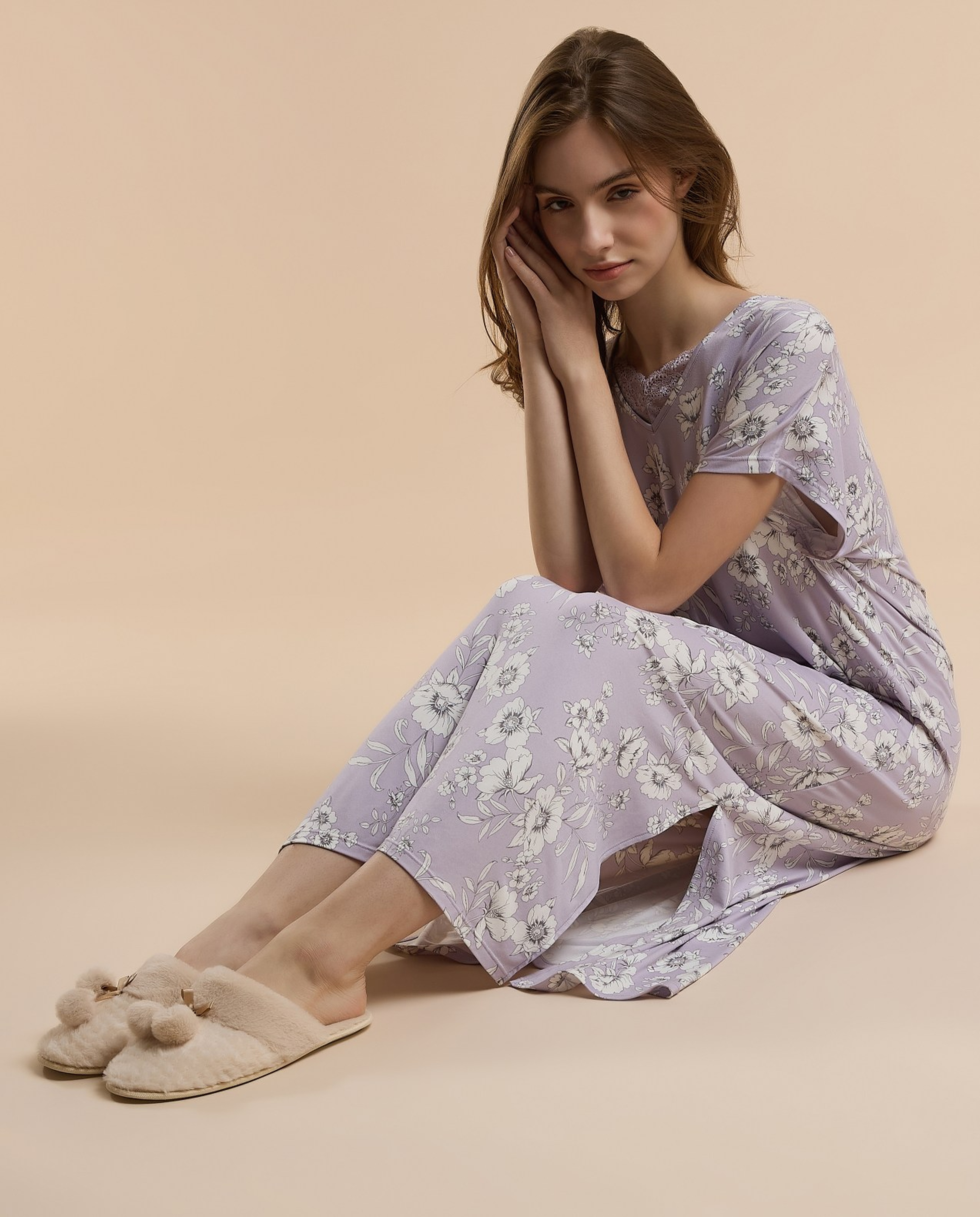Floral Print Nightdress