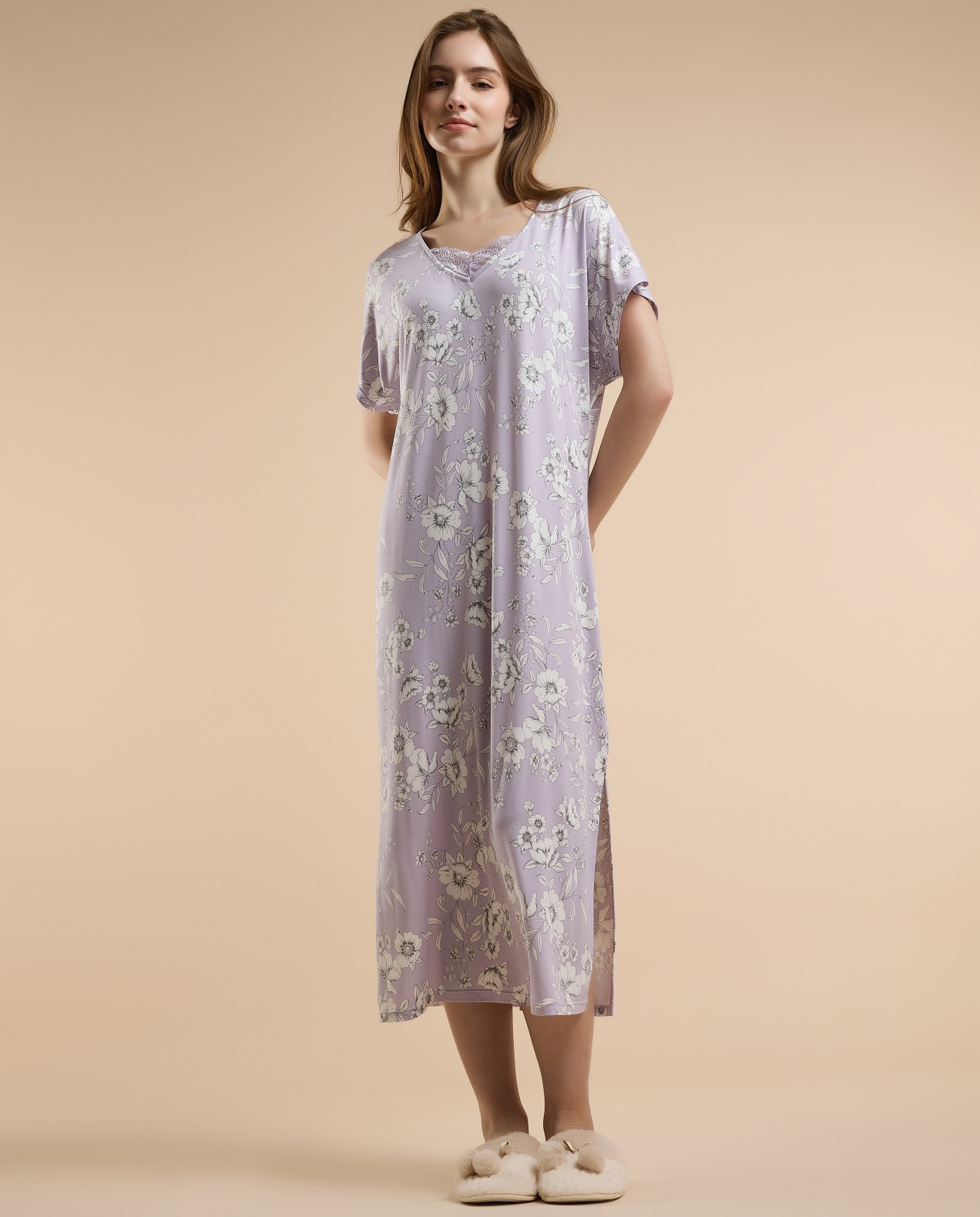 Floral Print Nightdress