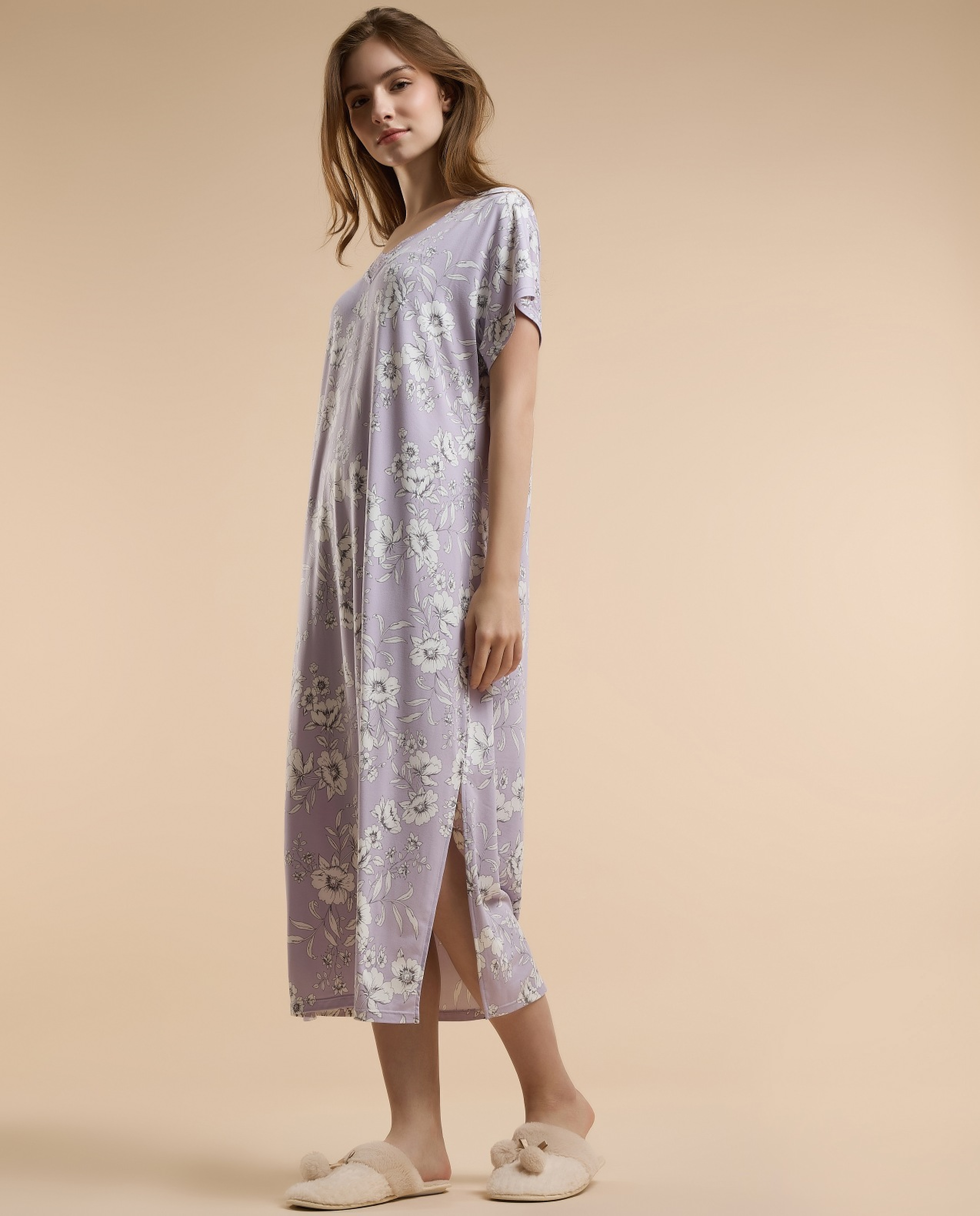 Floral Print Nightdress