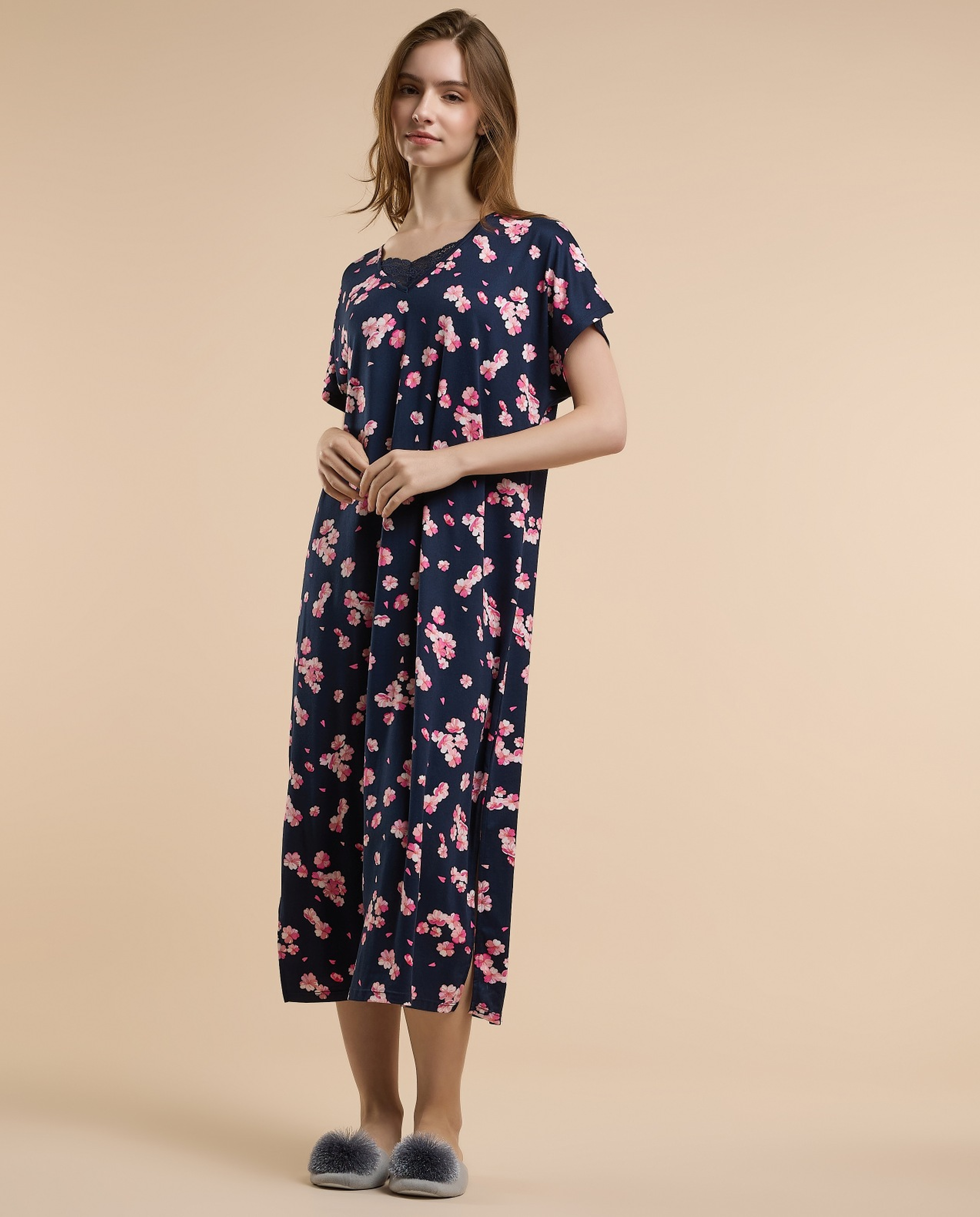 Floral Print Nightdress