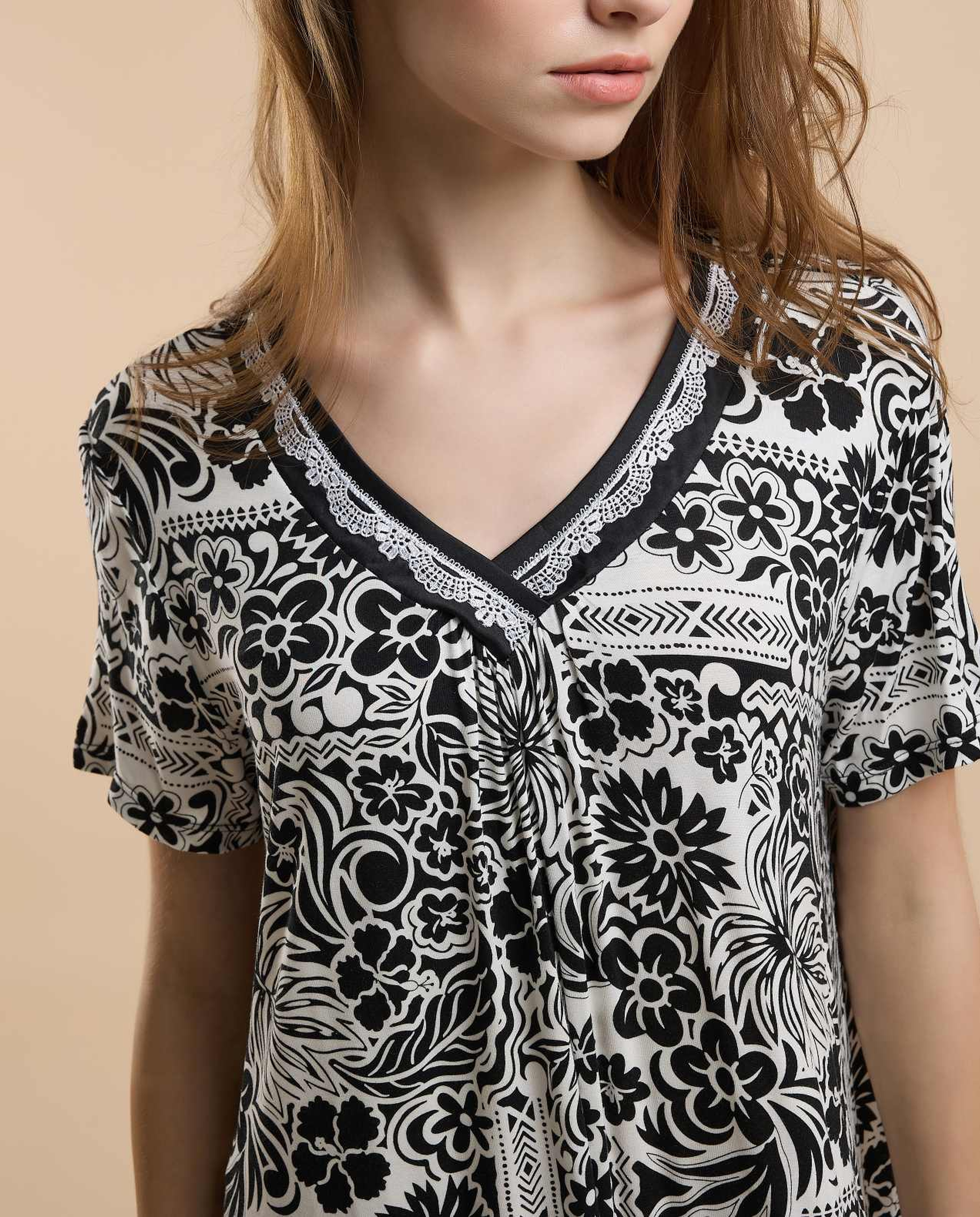 Floral Print Nightdress