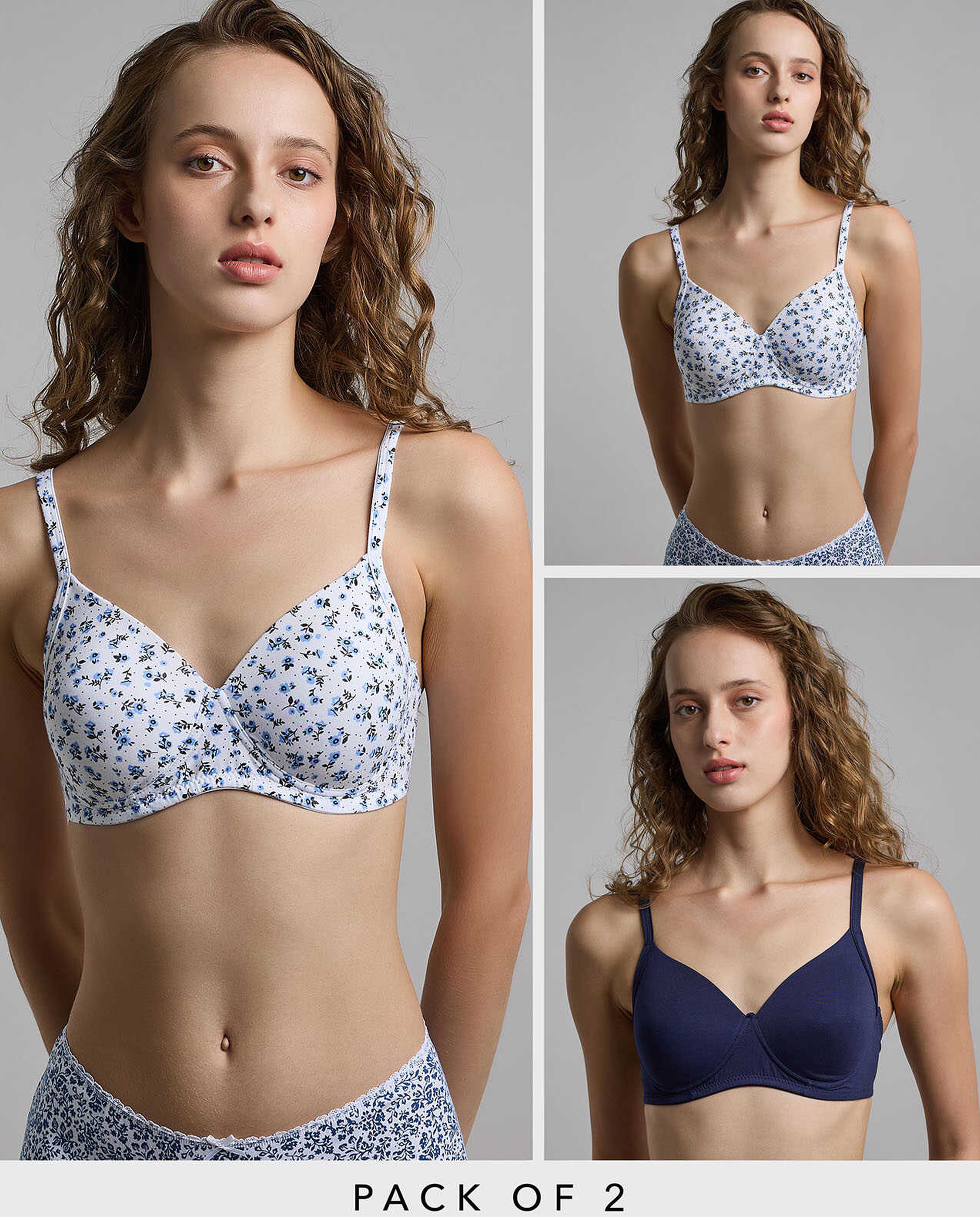 2 Pack Wireless Bras